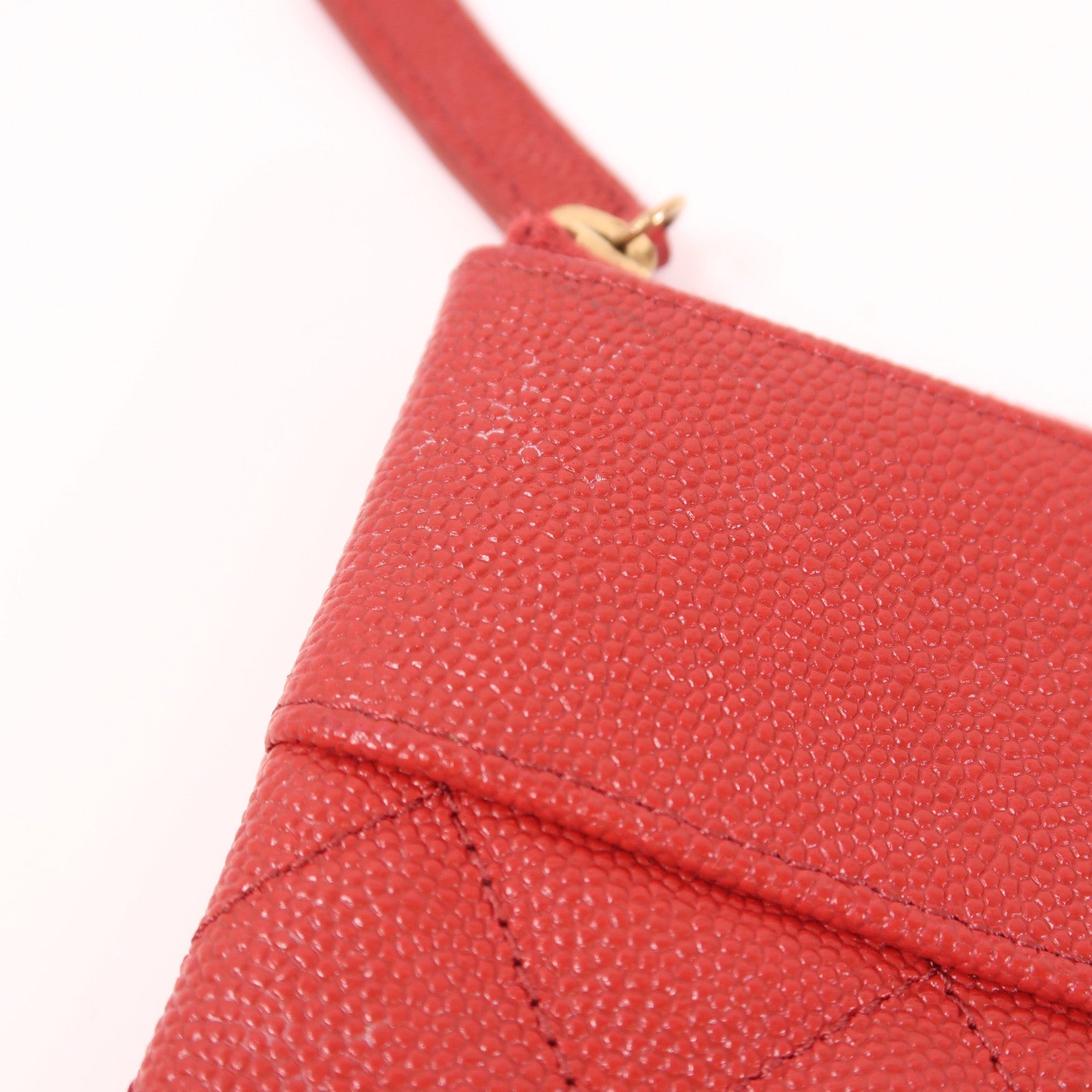 CHANEL 牛皮皮革Clutch金扣手拿包