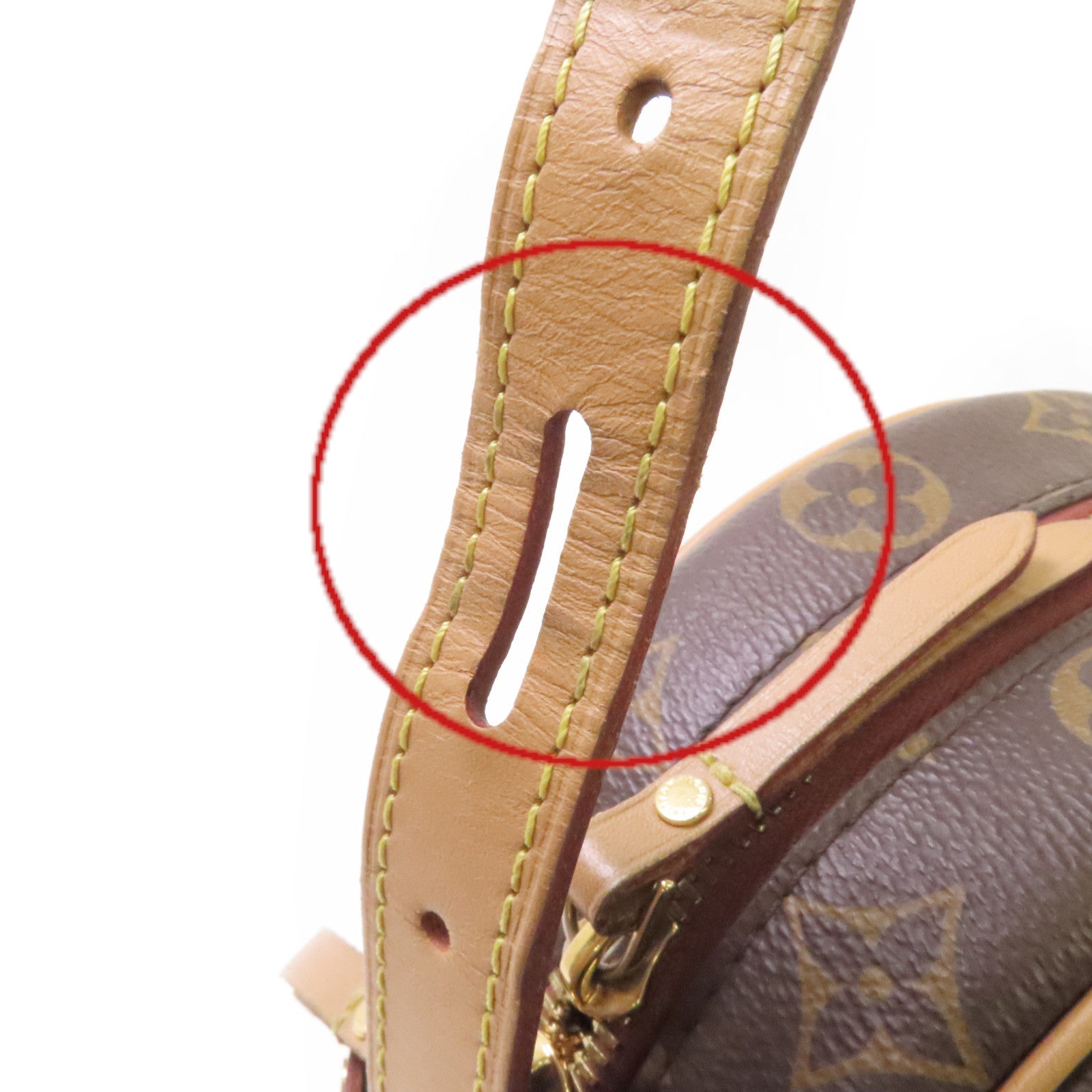 LOUIS VUITTON 【激減優惠】Monogram Boite Chapeau Souple Shoulder Bag金扣肩背袋啡色