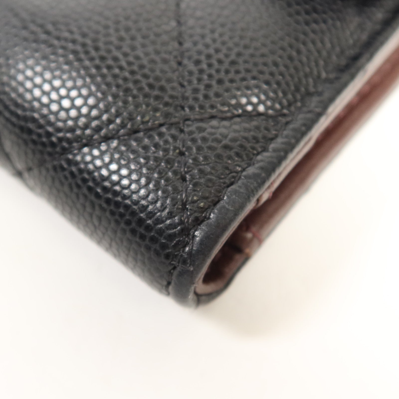 CHANEL 牛皮皮革Wallet金扣錢包