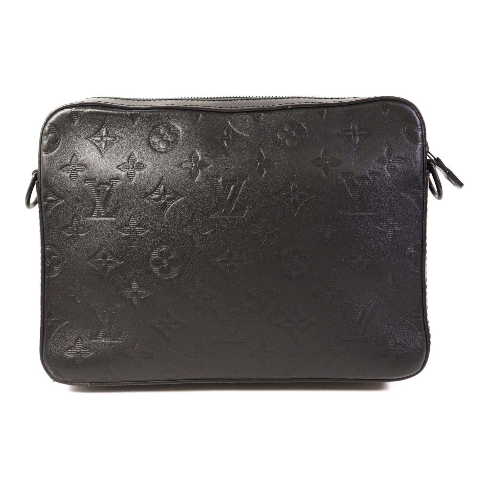 LOUIS VUITTON Monogam Shadow Dou Messenger Bag肩背袋