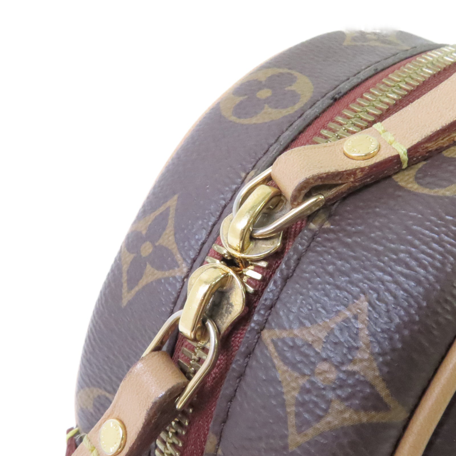 LOUIS VUITTON 【激減優惠】Monogram Boite Chapeau Souple Shoulder Bag金扣肩背袋啡色