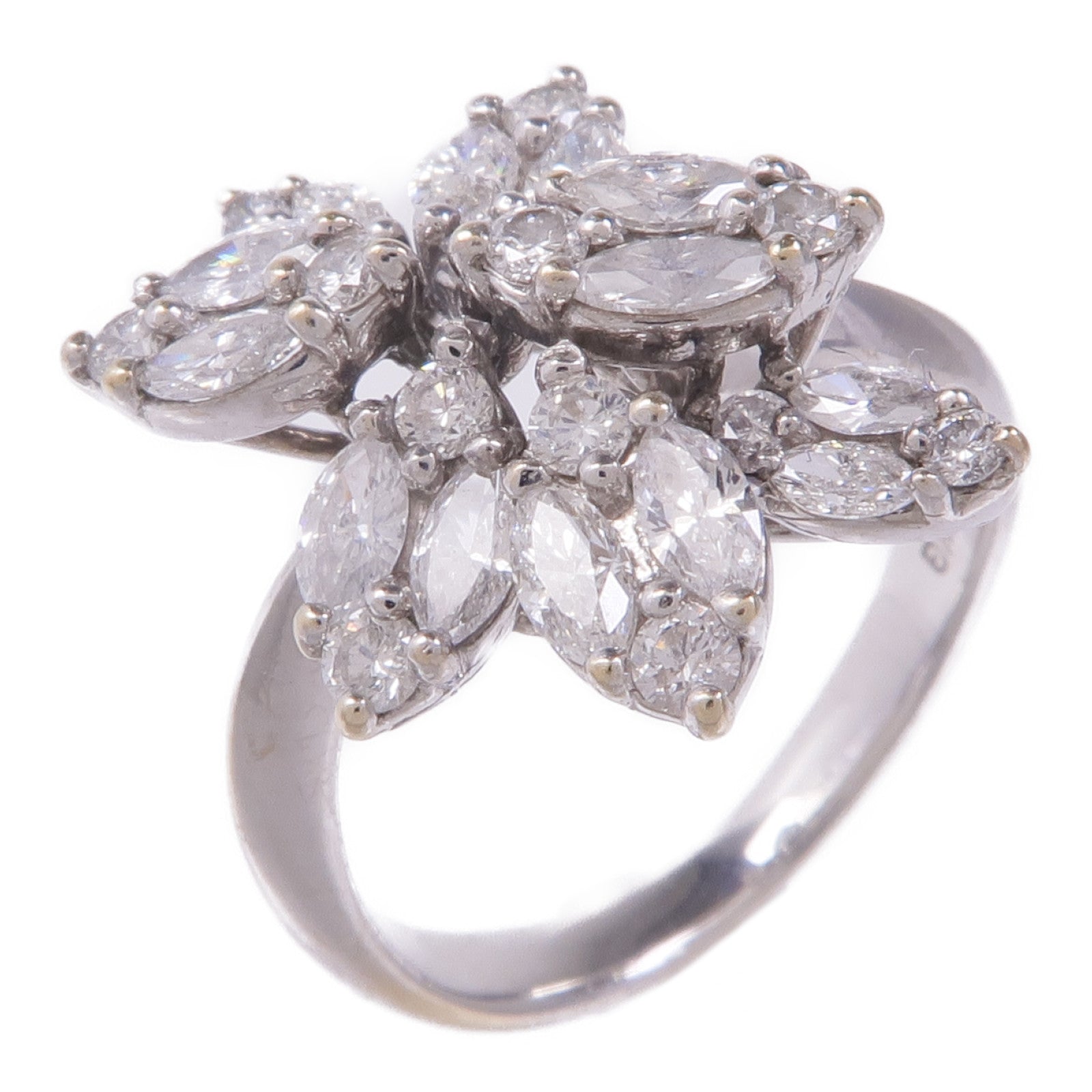 JEWELRY 【激減優惠】18K白金Diamond Ring鑽石戒指US#5.75