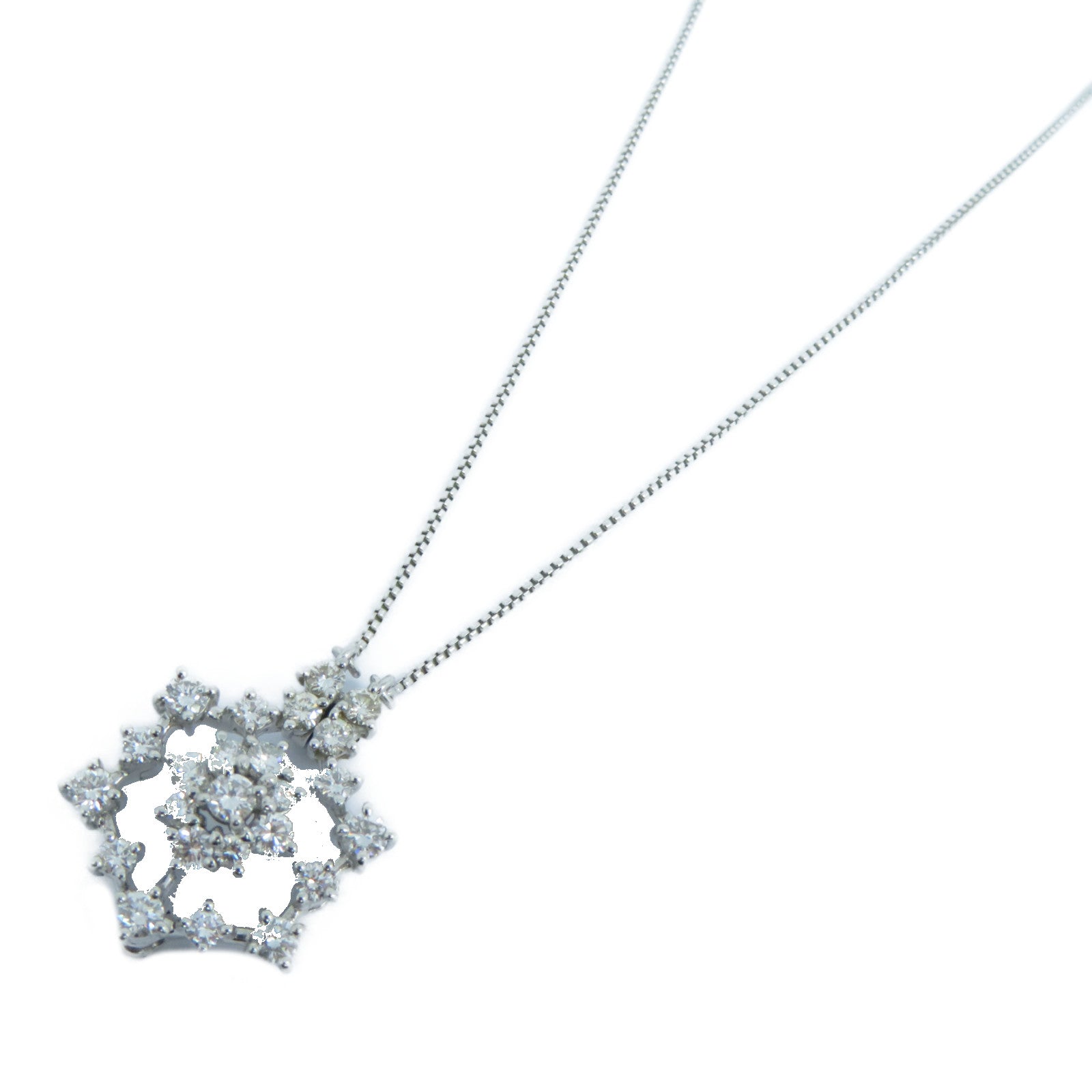 JEWELRY 【激減優惠】PT900鉑金1.00ct Diamond Necklace鑽石項鍊
