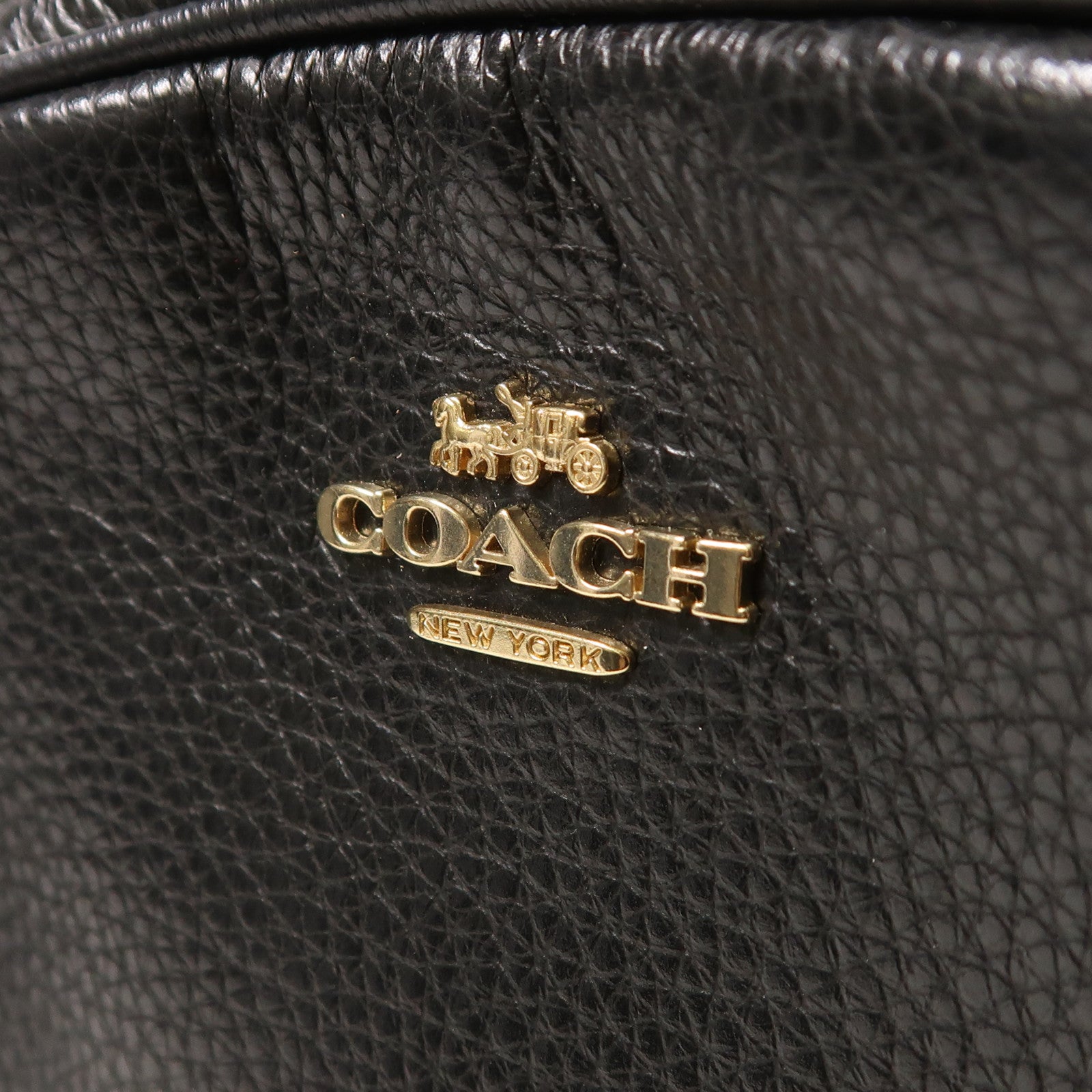 COACH 塗層帆布Backpack金扣背包