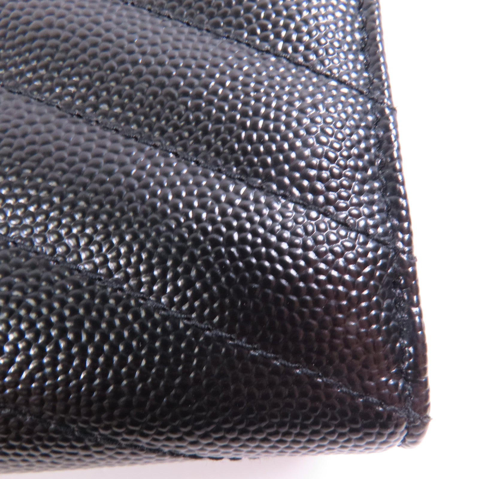 SAINT LAURENT 牛皮皮革Wallet金扣錢包