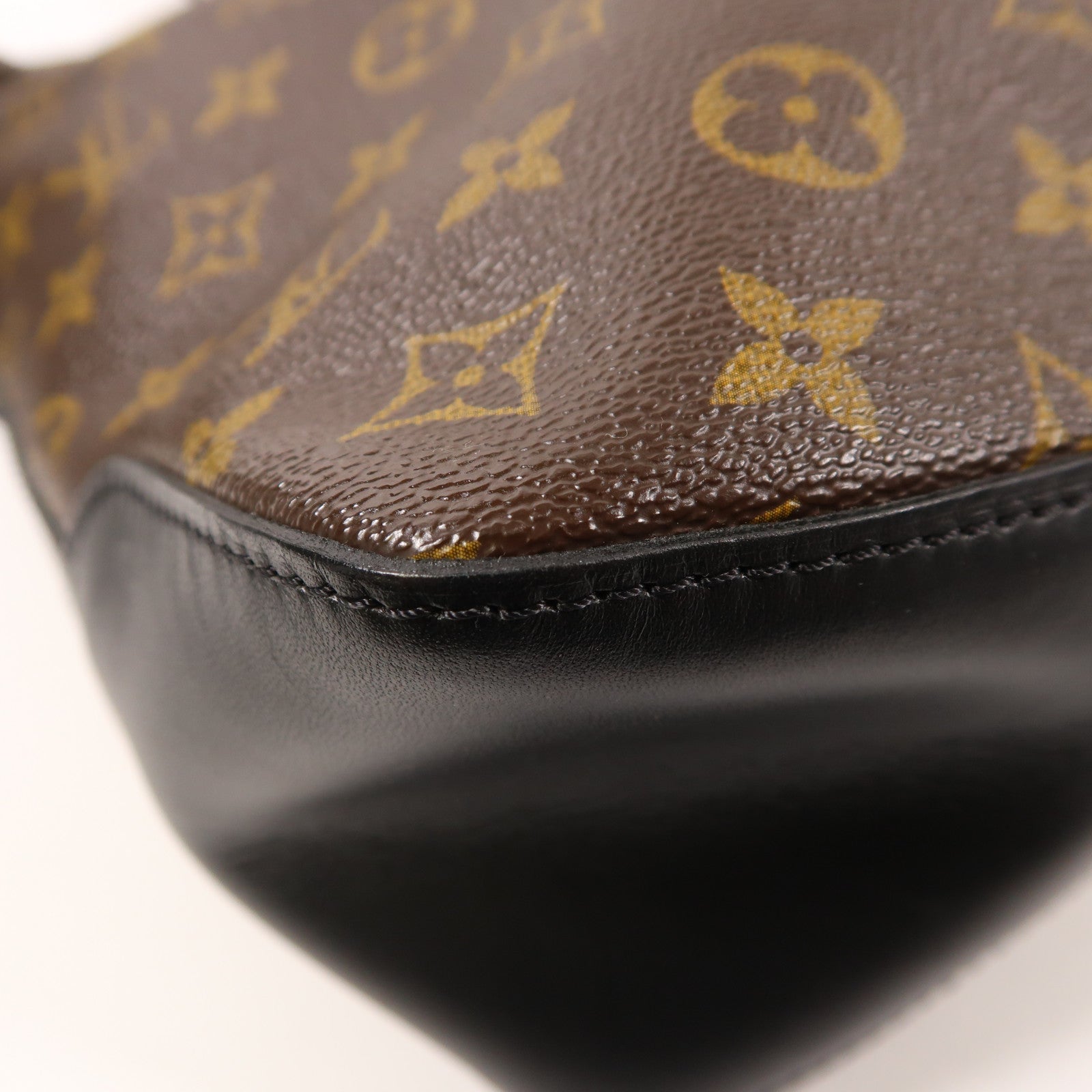 LOUIS VUITTON Monogram Macassar Torres銀扣肩背袋
