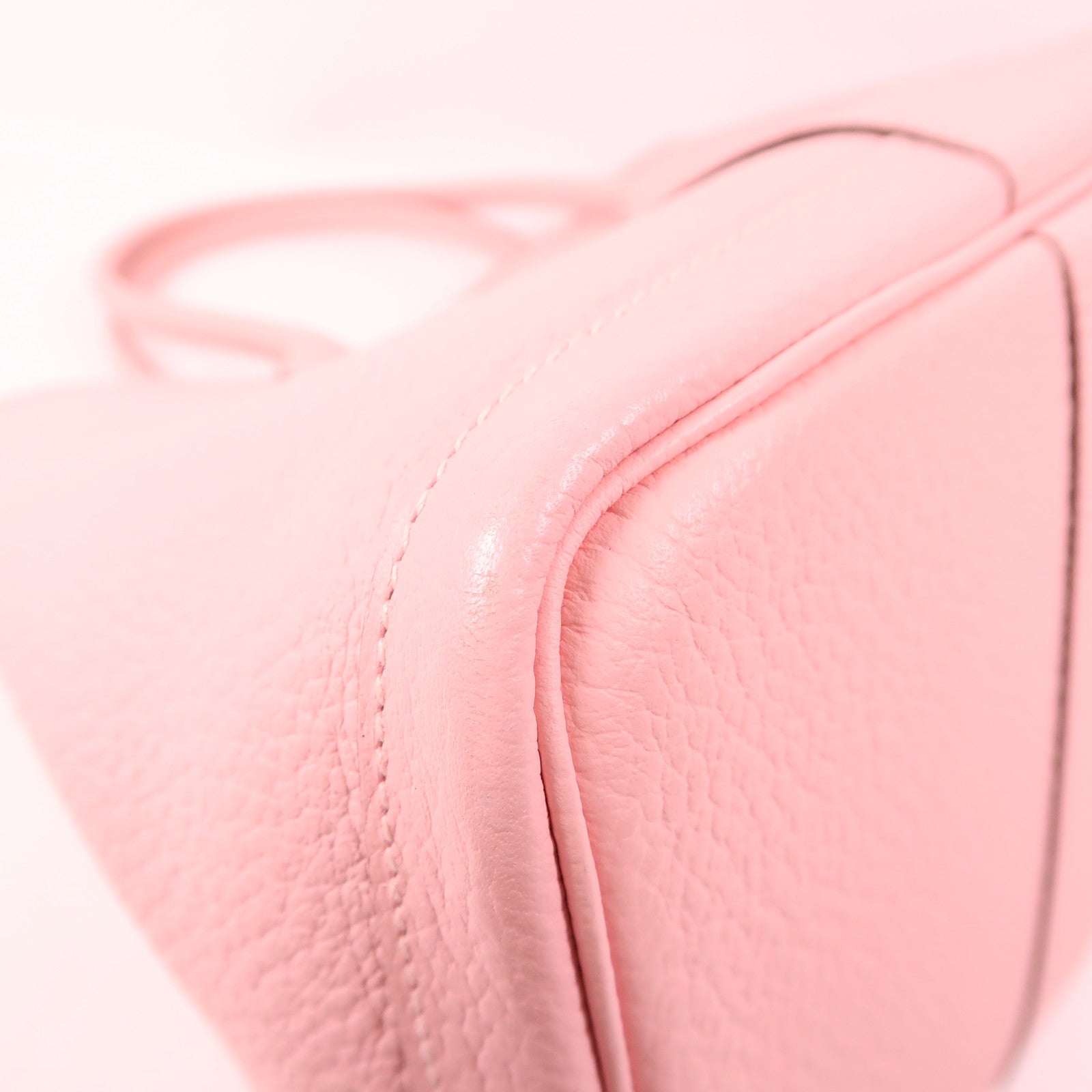 HERMES Negonda皮革Garden Party PM銀扣手挽袋3Q Rose Sakura