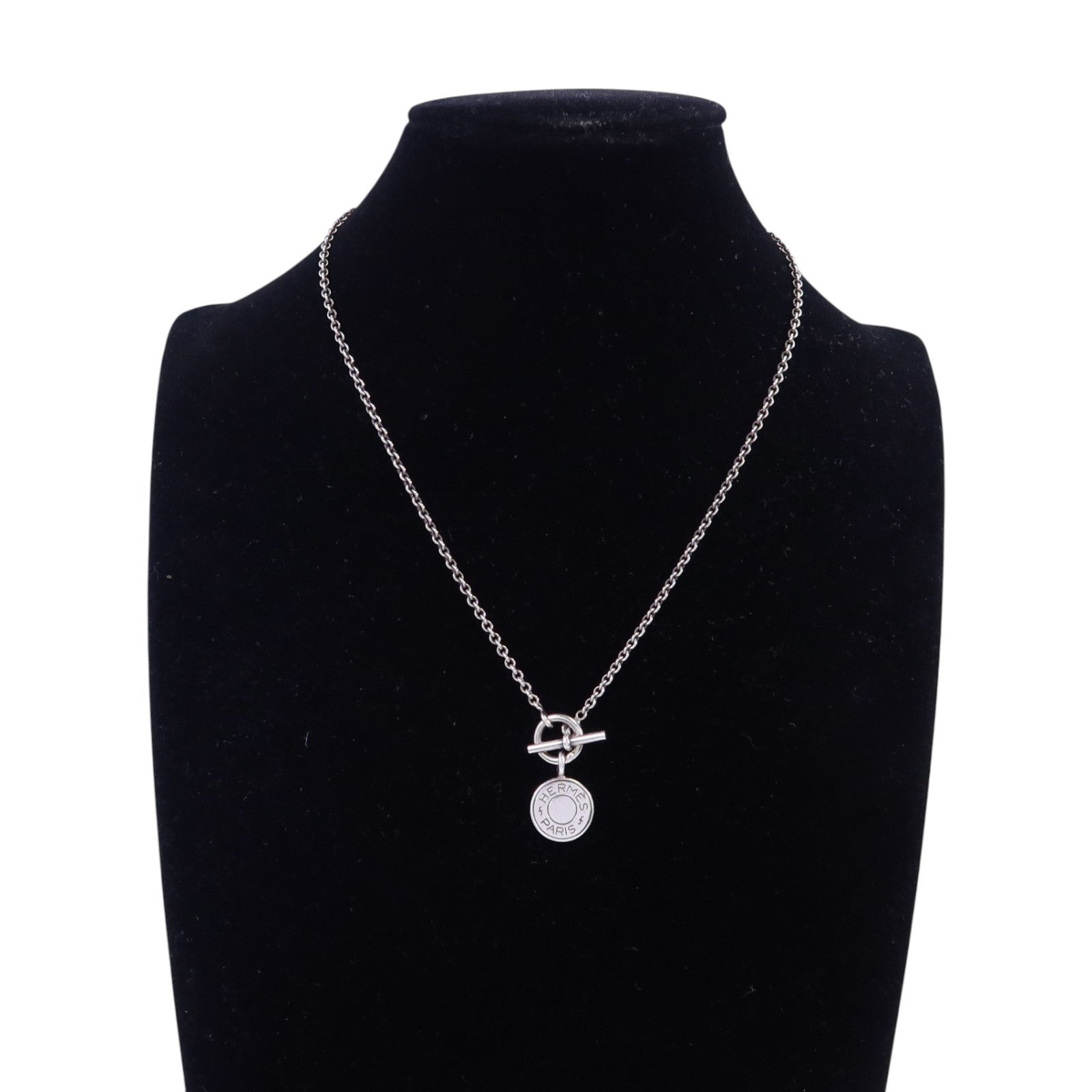 HERMES 【激減優惠】925純銀Amulettes Ex-Libris Necklace銀扣項鏈