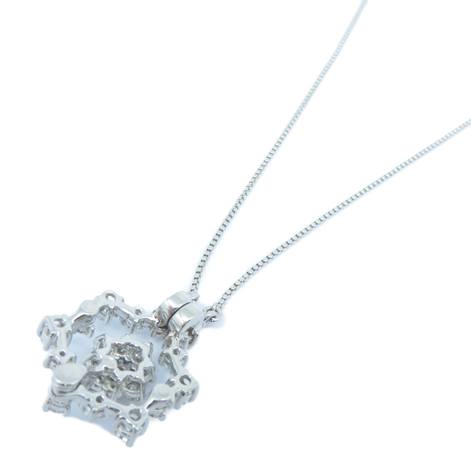 JEWELRY 【激減優惠】PT900鉑金1.00ct Diamond Necklace鑽石項鍊