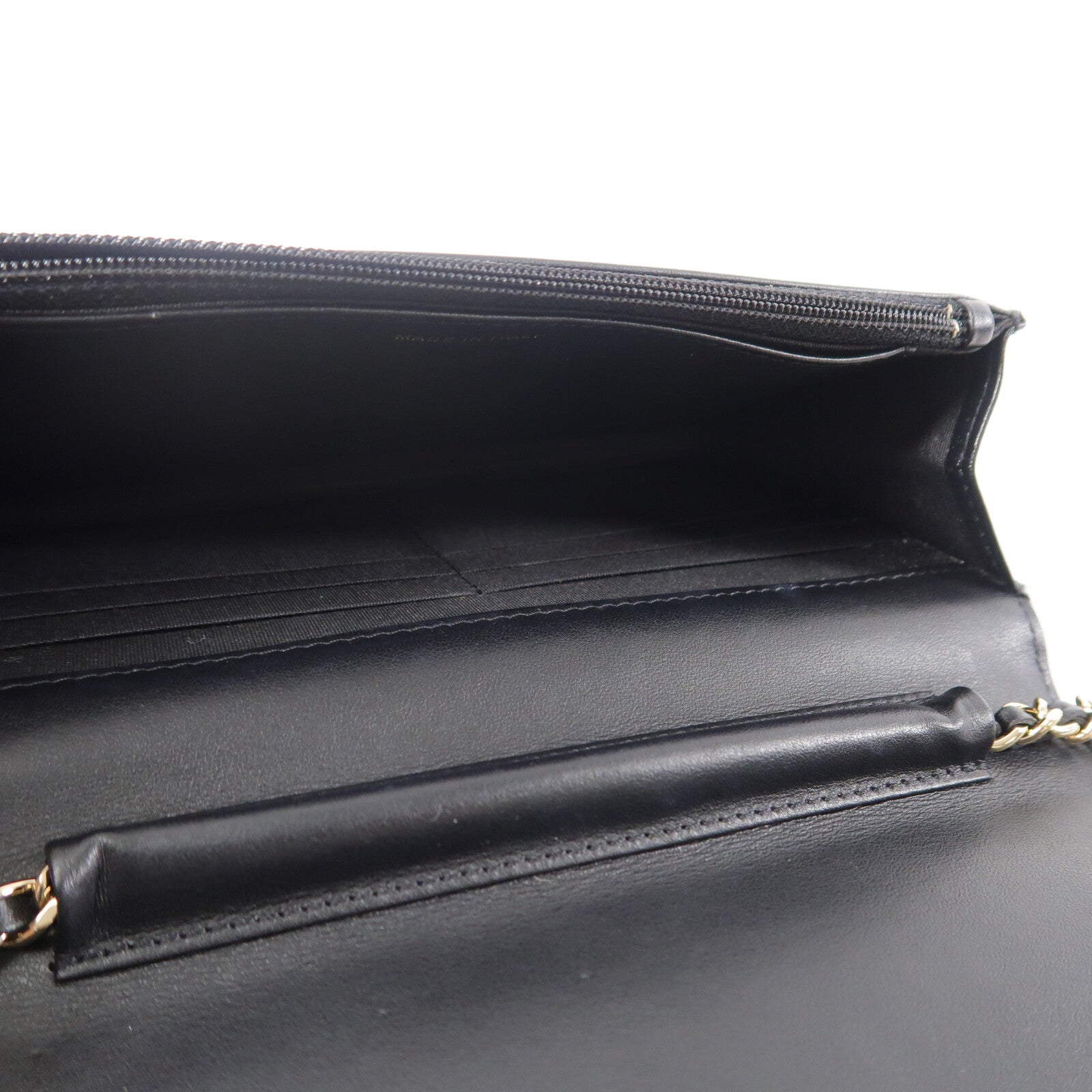 CHANEL 羊皮皮革WOC Wallet On Chain鏈帶肩背袋