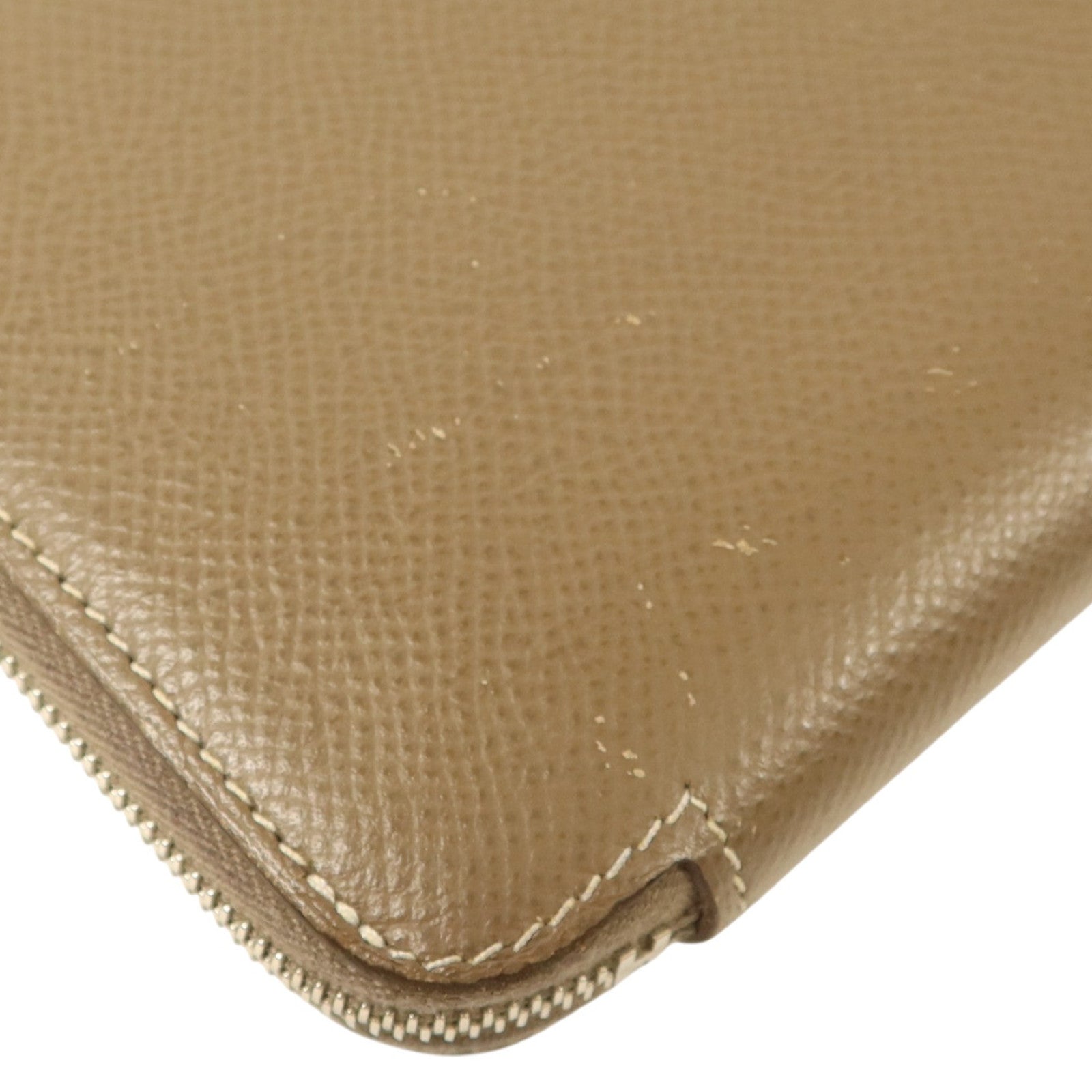 HERMES Epsom皮革Silk in Azap Long Wallet銀扣長錢包Etoupe