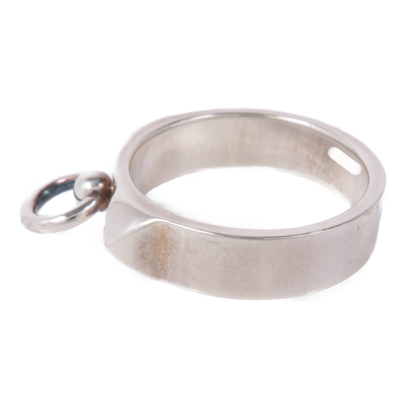 HERMES 925純銀CDC Collier de chien ring戒指Hermes#52/US#6