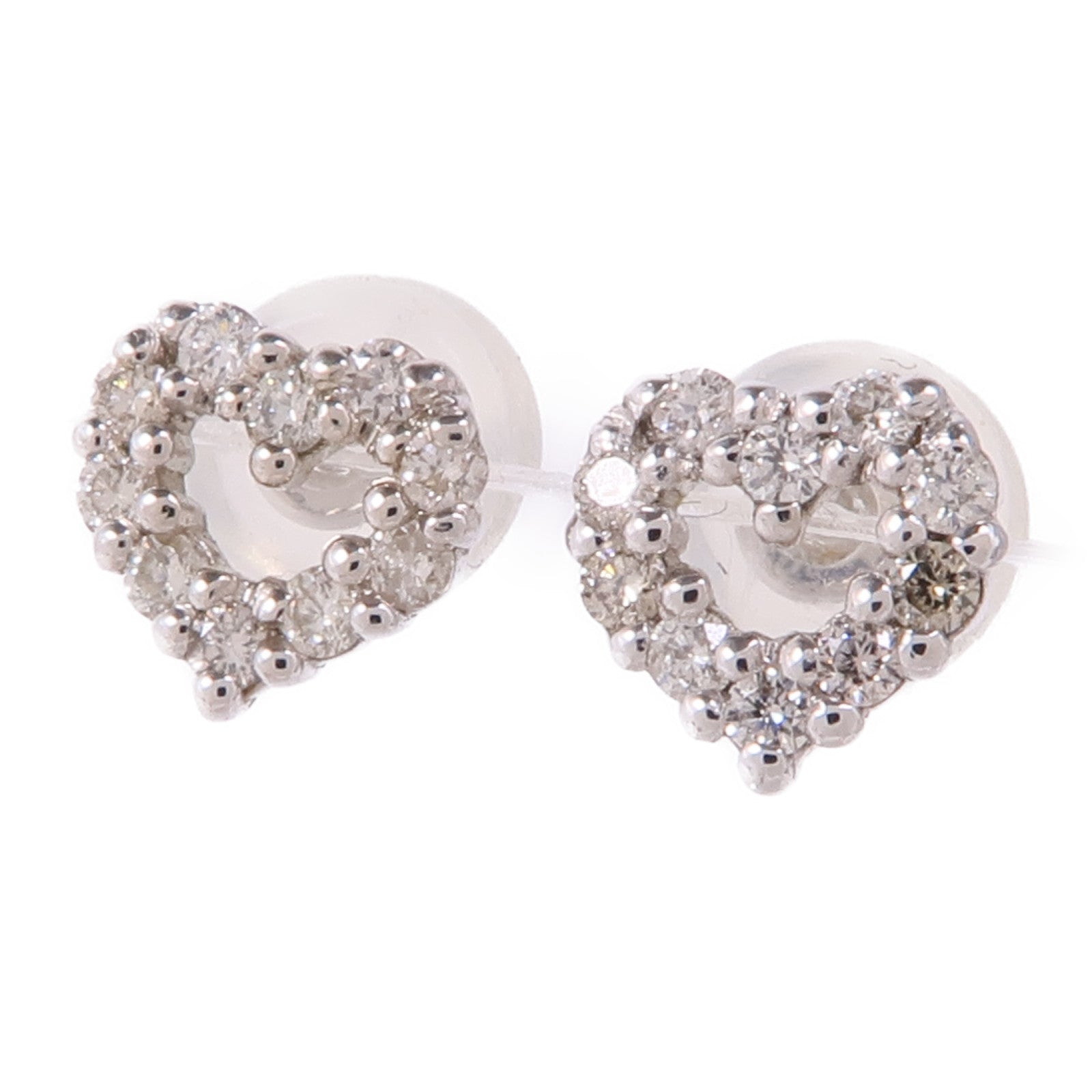 JEWELRY 18K白金Diamond Earrings鑽石耳環