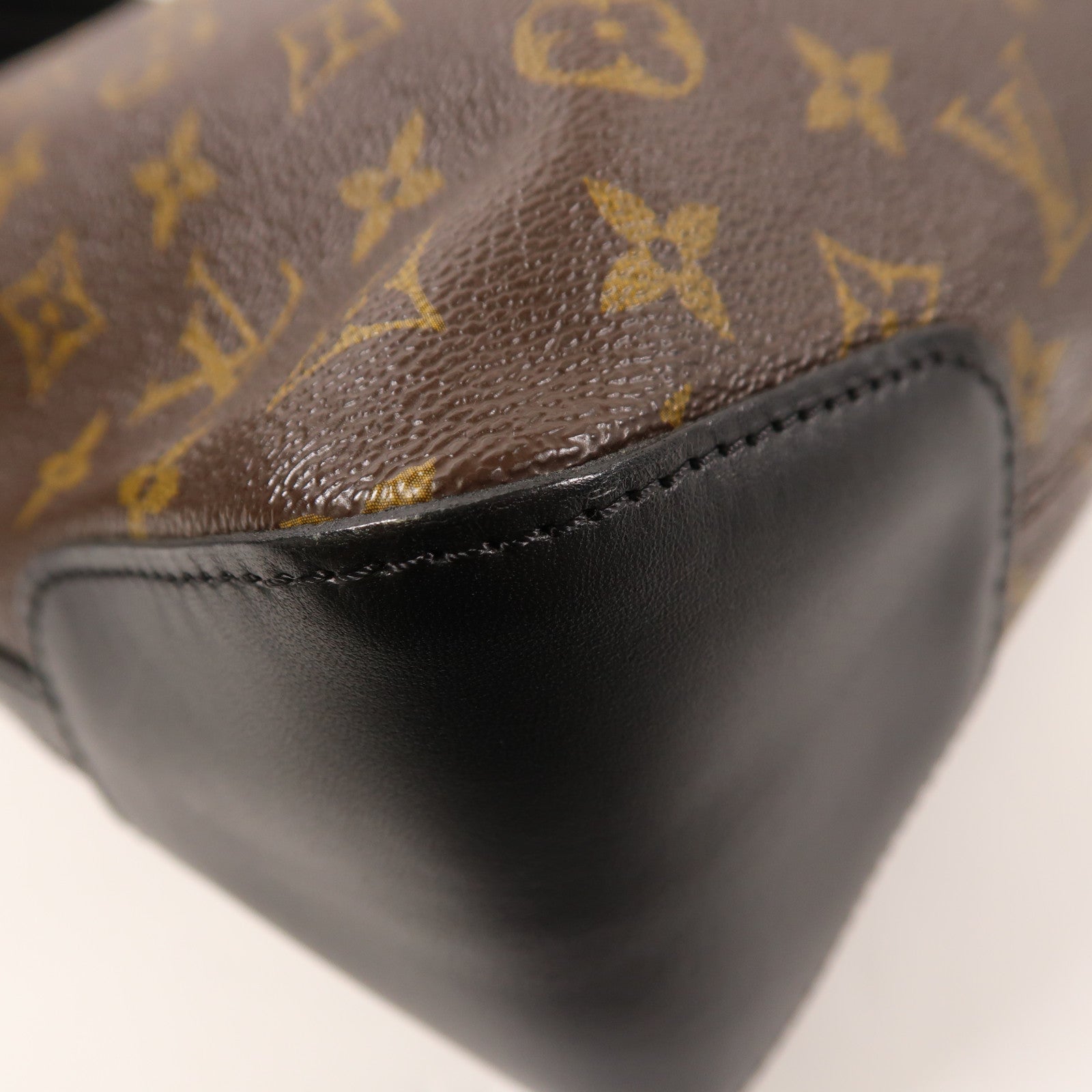 LOUIS VUITTON Monogram Macassar Torres銀扣肩背袋
