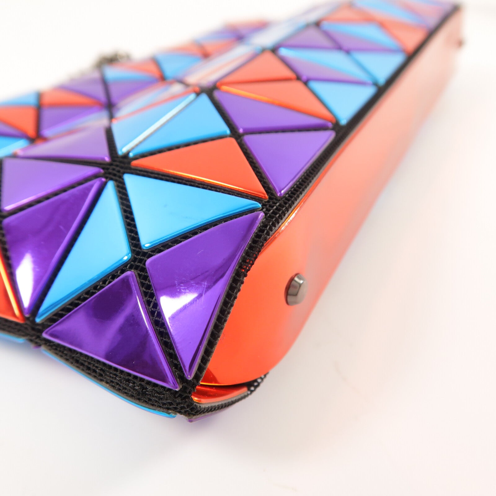 BAO BAO ISSEYMIYAKE PVC Chain Shoulder鏈帶肩背袋