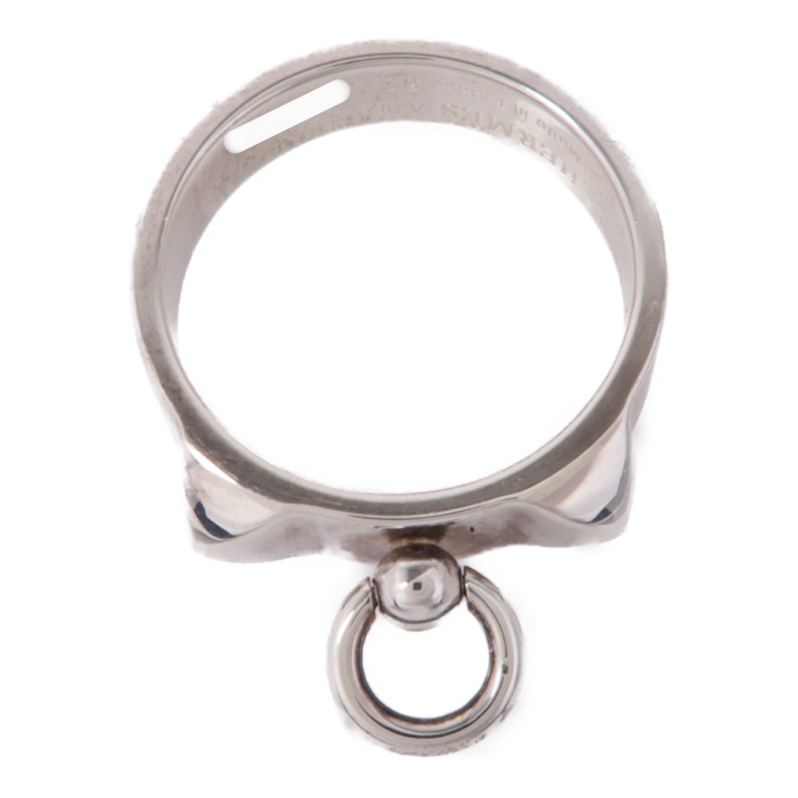 HERMES 925純銀CDC Collier de chien ring戒指Hermes#52/US#6