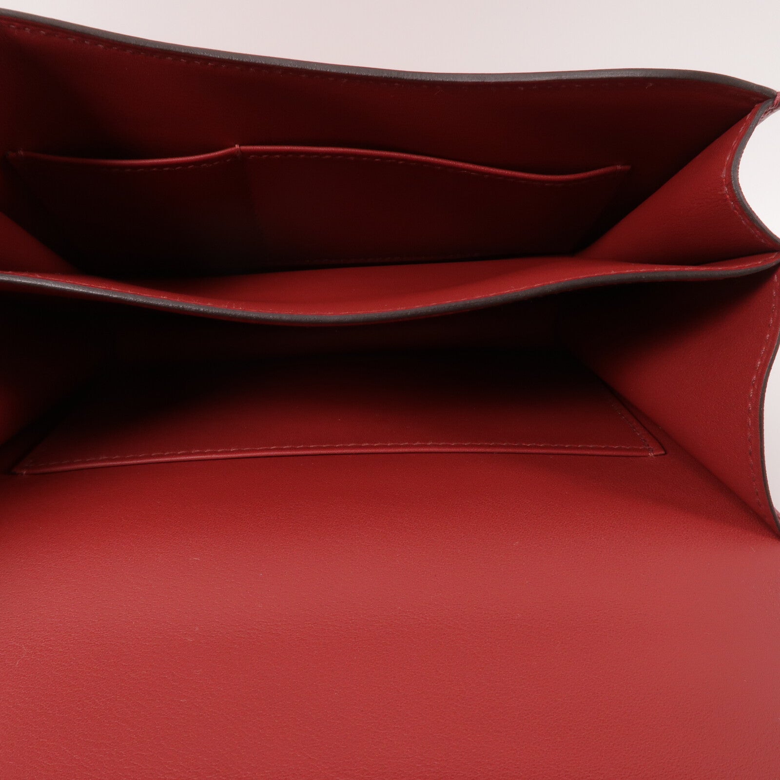 HERMES Swift皮革Constance Mini肩背袋Rouge Grenat