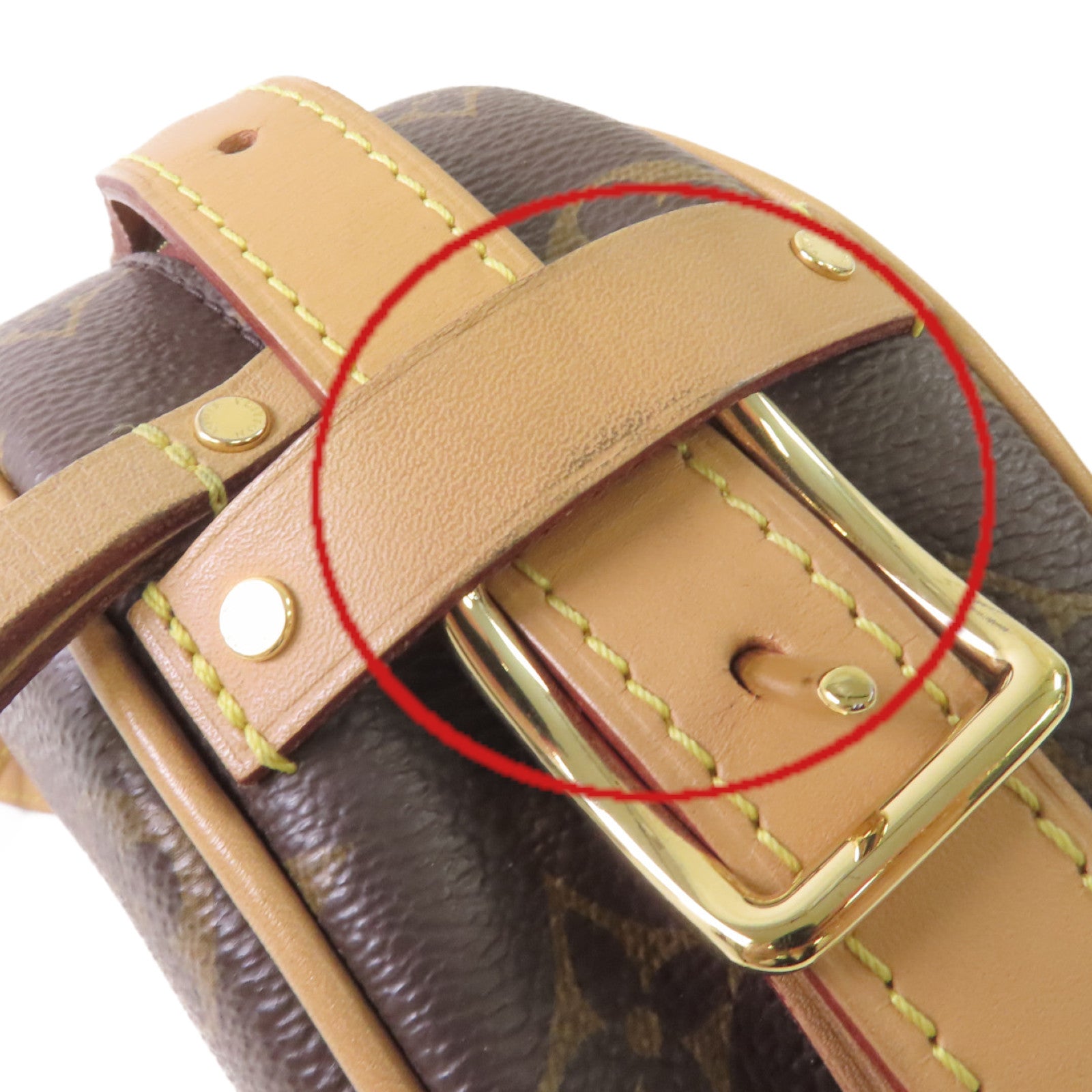 LOUIS VUITTON 【激減優惠】Monogram Boite Chapeau Souple Shoulder Bag金扣肩背袋啡色