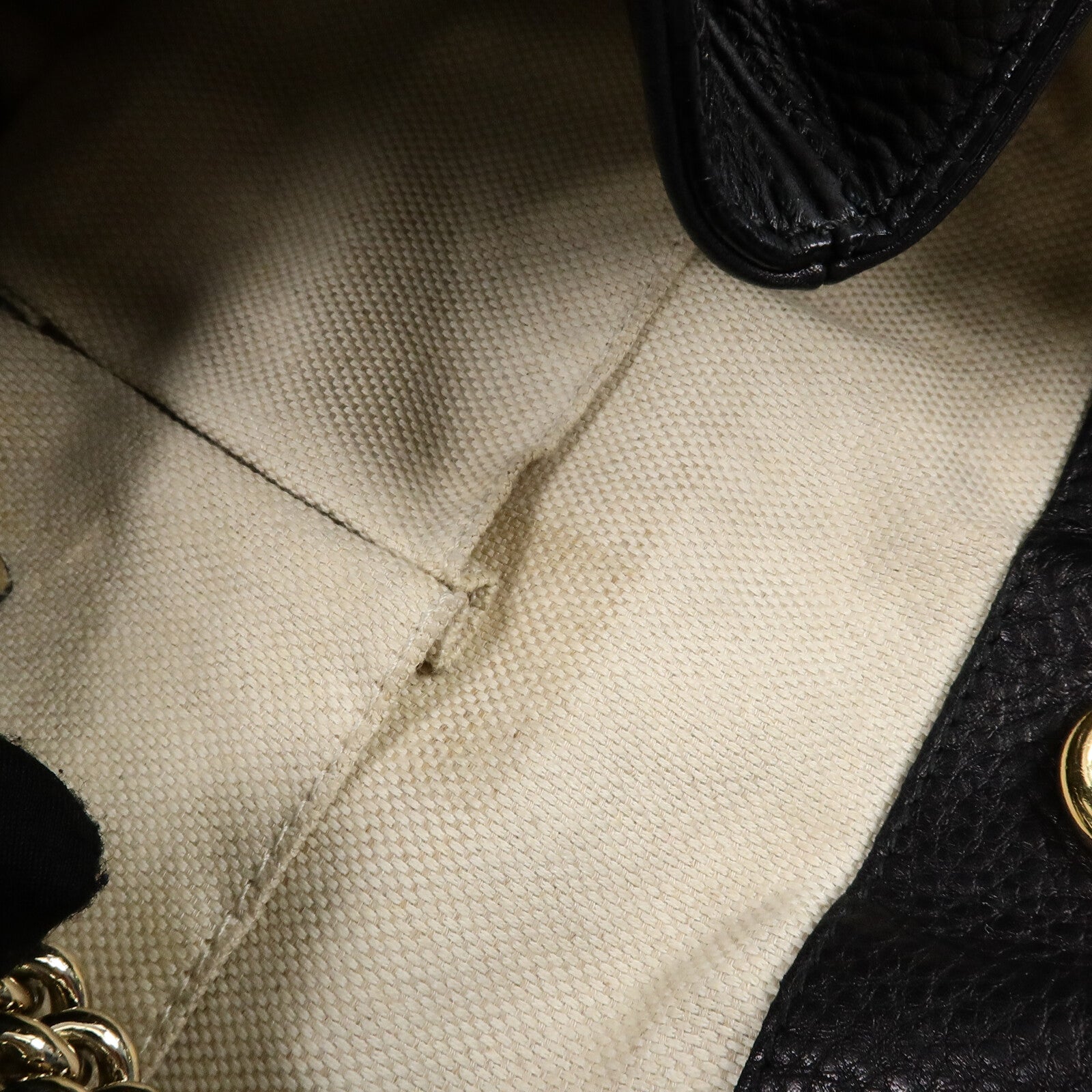 GUCCI 牛皮皮革Chain Shoulder Bag鏈帶肩背袋