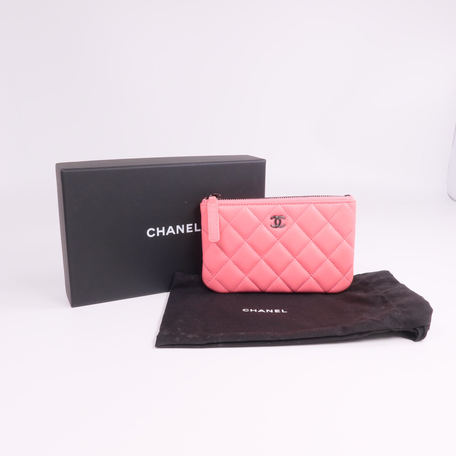 CHANEL 羊皮皮革Mini Pouch手拿包