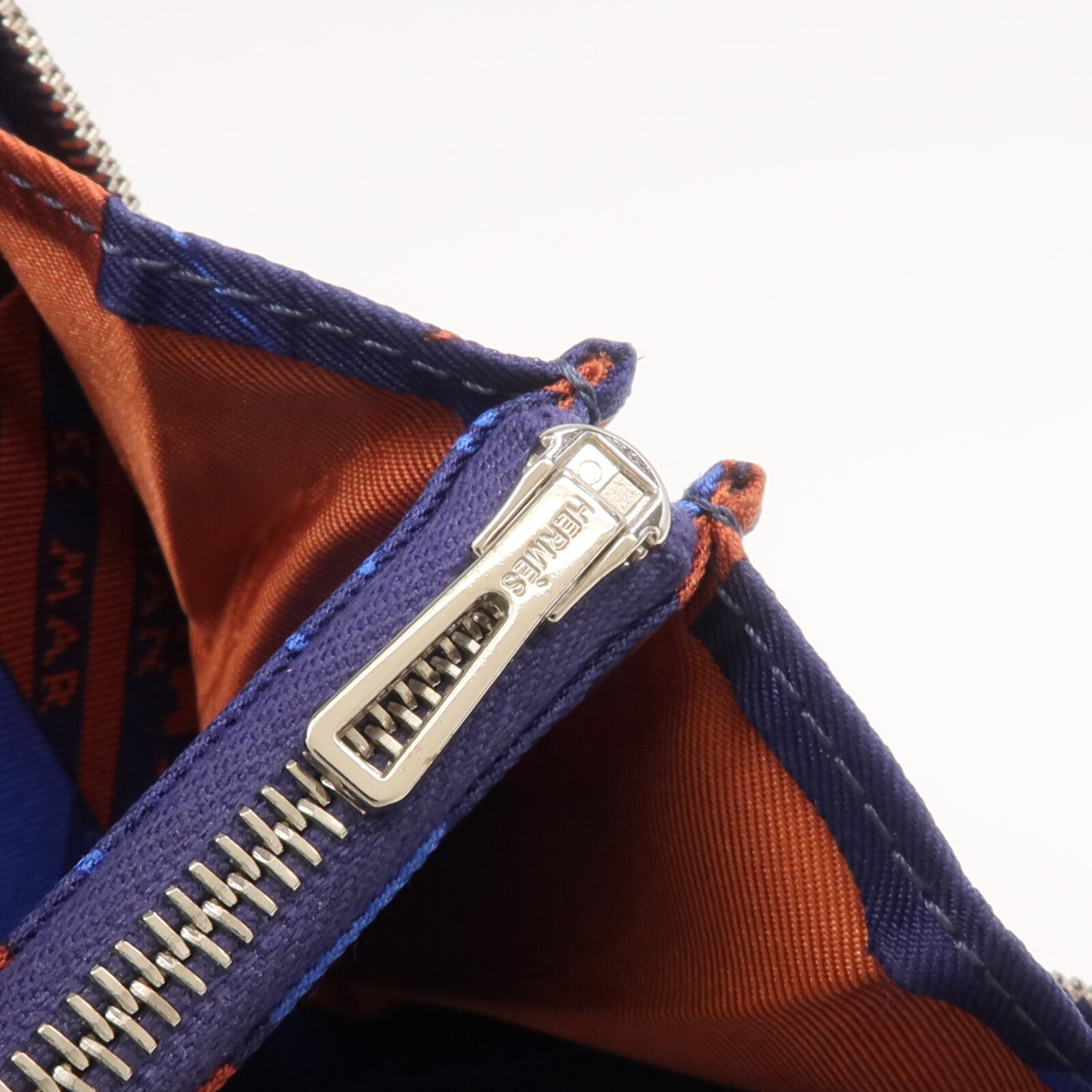 HERMES Epsom皮革Silk In Compact Wallet錢包Ultraviolet