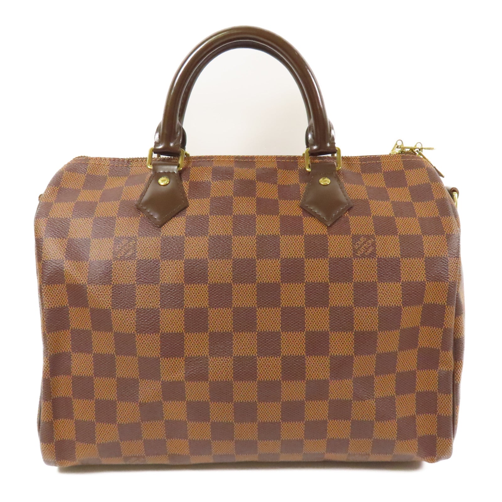 LOUIS VUITTON LV GHW Speedy 30 Handbag N41183 Damier Ebene Brown