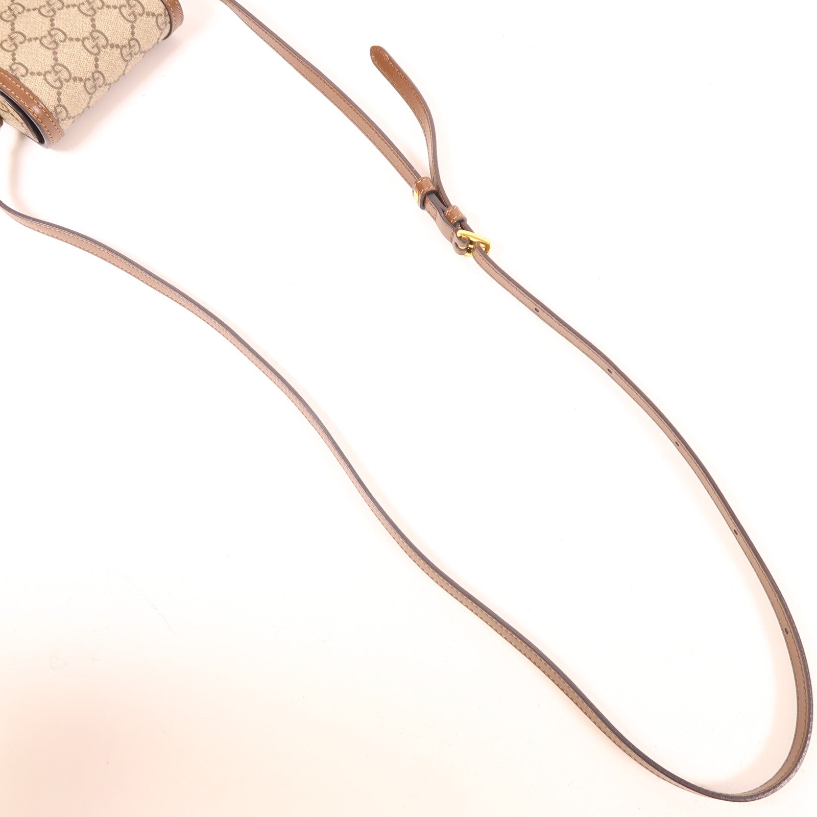 GUCCI 塗層帆布Horsebit 1955 Phone Bag肩背袋