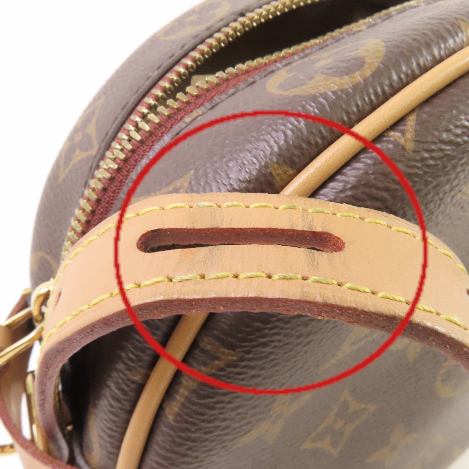 LOUIS VUITTON 【激減優惠】Monogram Boite Chapeau Souple Shoulder Bag金扣肩背袋啡色