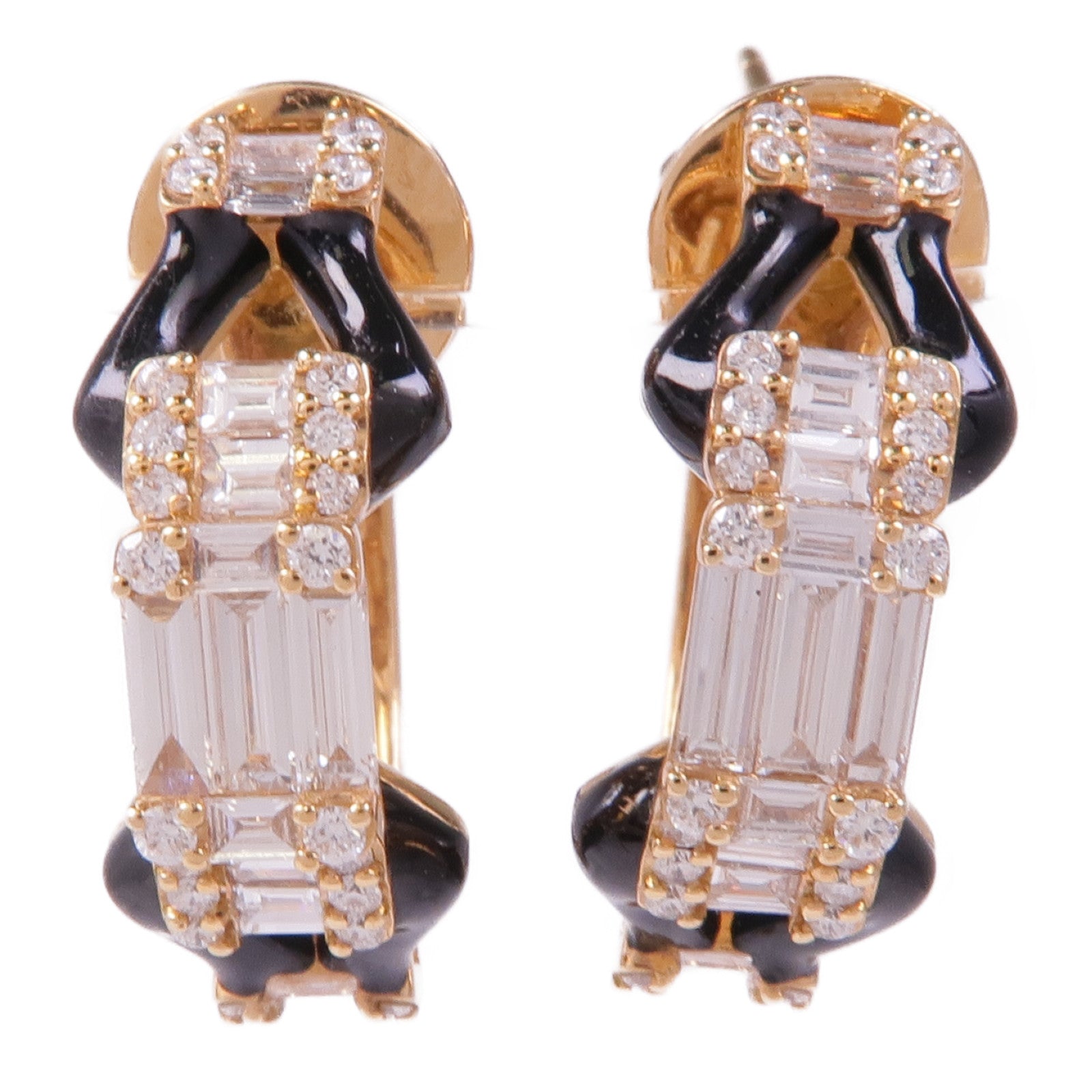 JEWELRY 18K玫瑰金Diamond Earrings鑽石耳環
