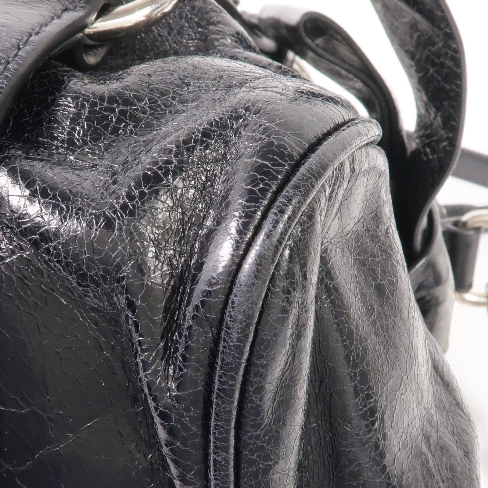 Miu Miu 牛皮皮革2 Way Shoulder銀扣手挽肩背兩用袋