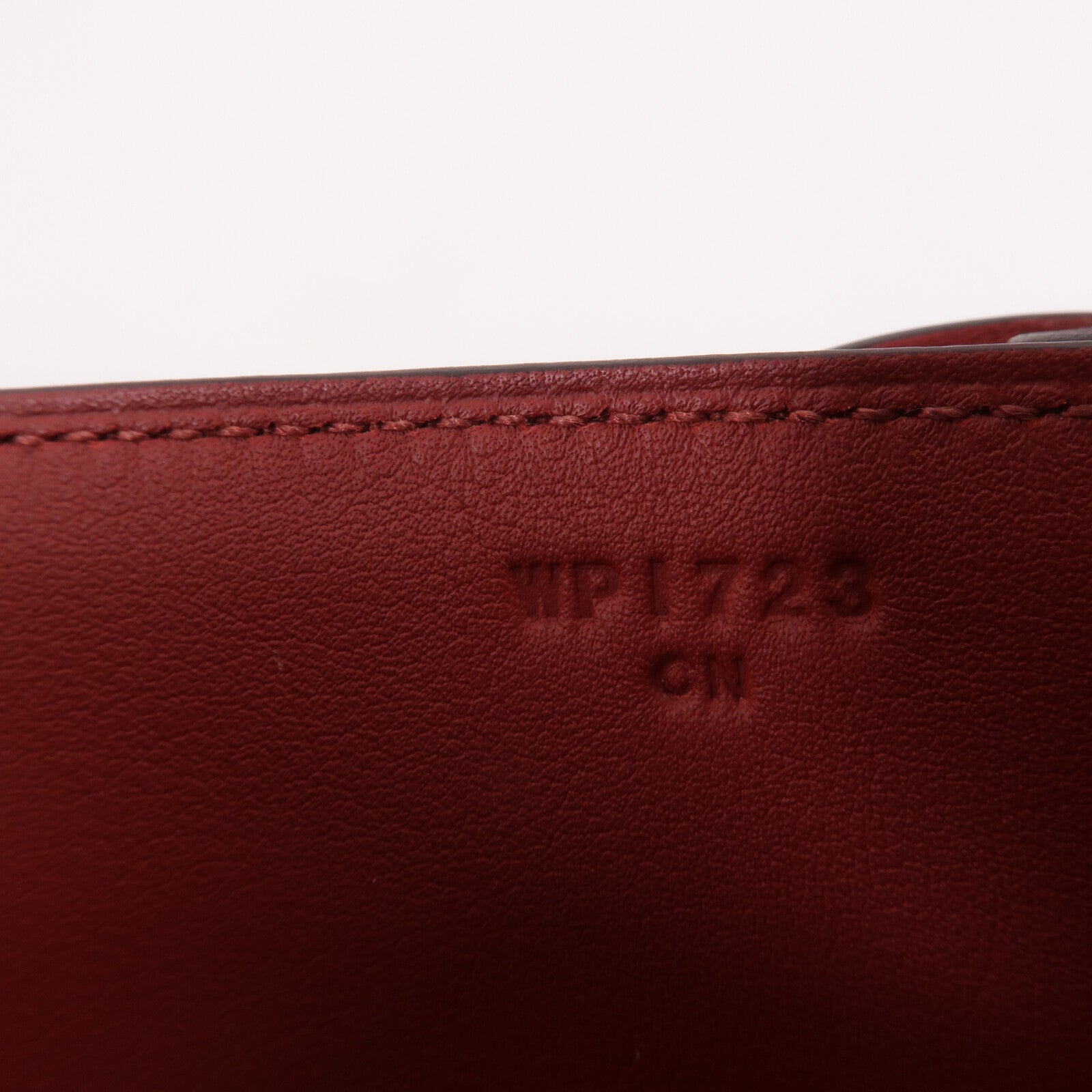 HERMES Swift皮革Constance Mini肩背袋Rouge Grenat