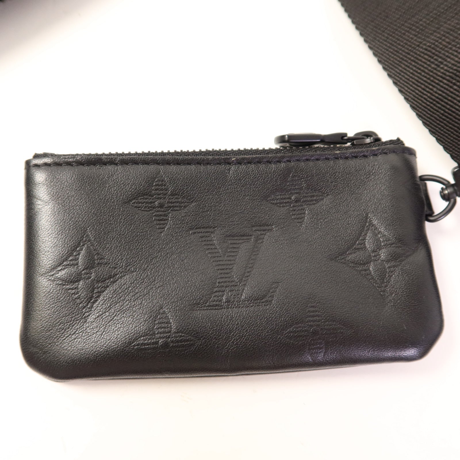 LOUIS VUITTON Monogam Shadow Dou Messenger Bag肩背袋