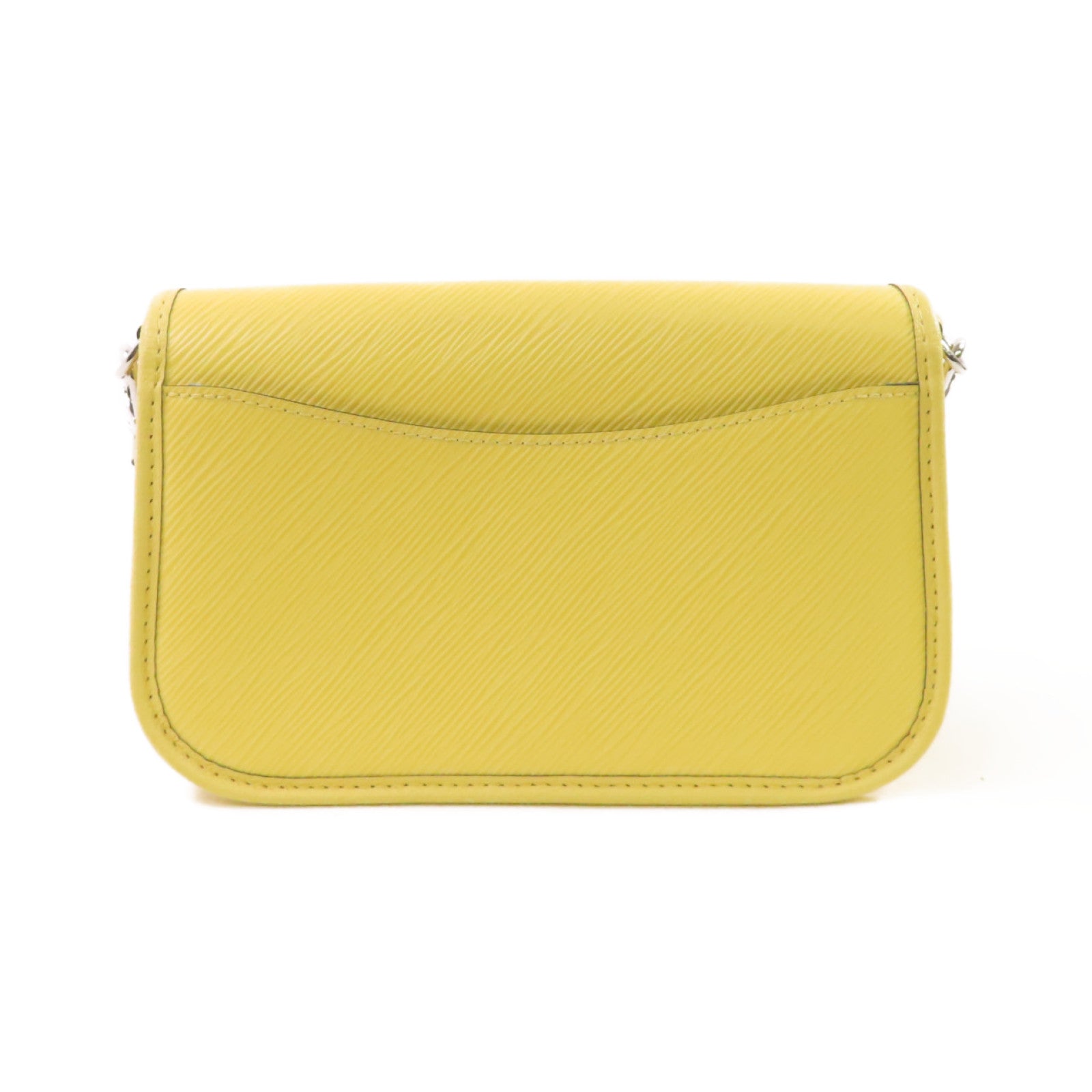 LOUIS VUITTON Epi Buci Shoulder Bag銀扣肩背袋黃色