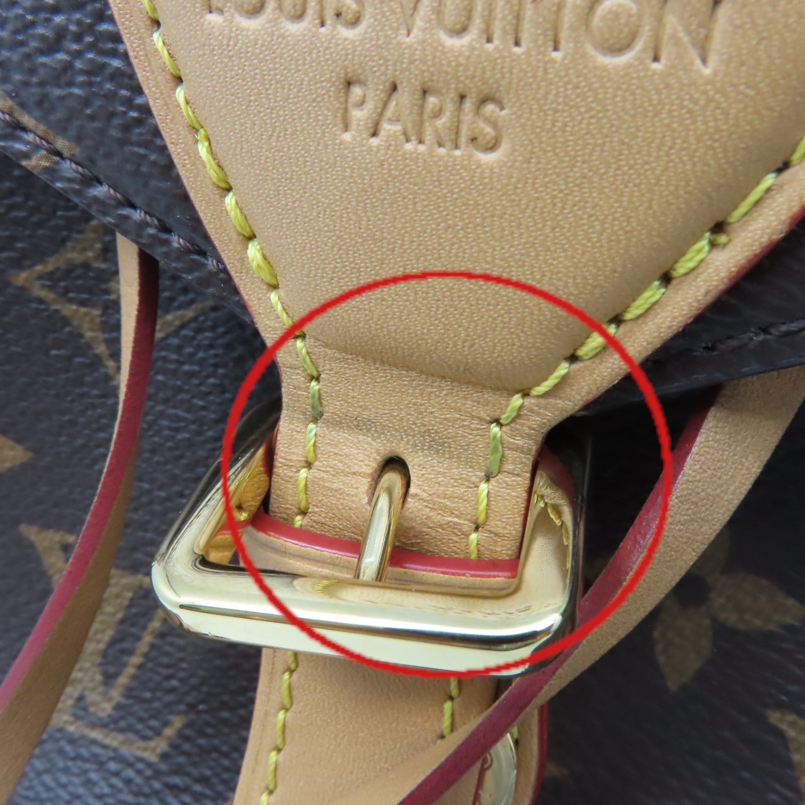 LOUIS VUITTON Monogram Moutsouris PM Backpack金扣背包啡色