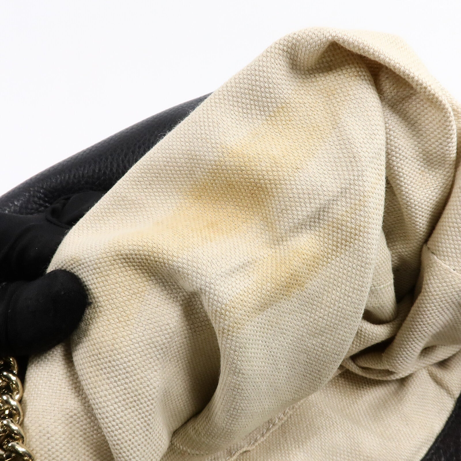 GUCCI 牛皮皮革Chain Shoulder Bag鏈帶肩背袋