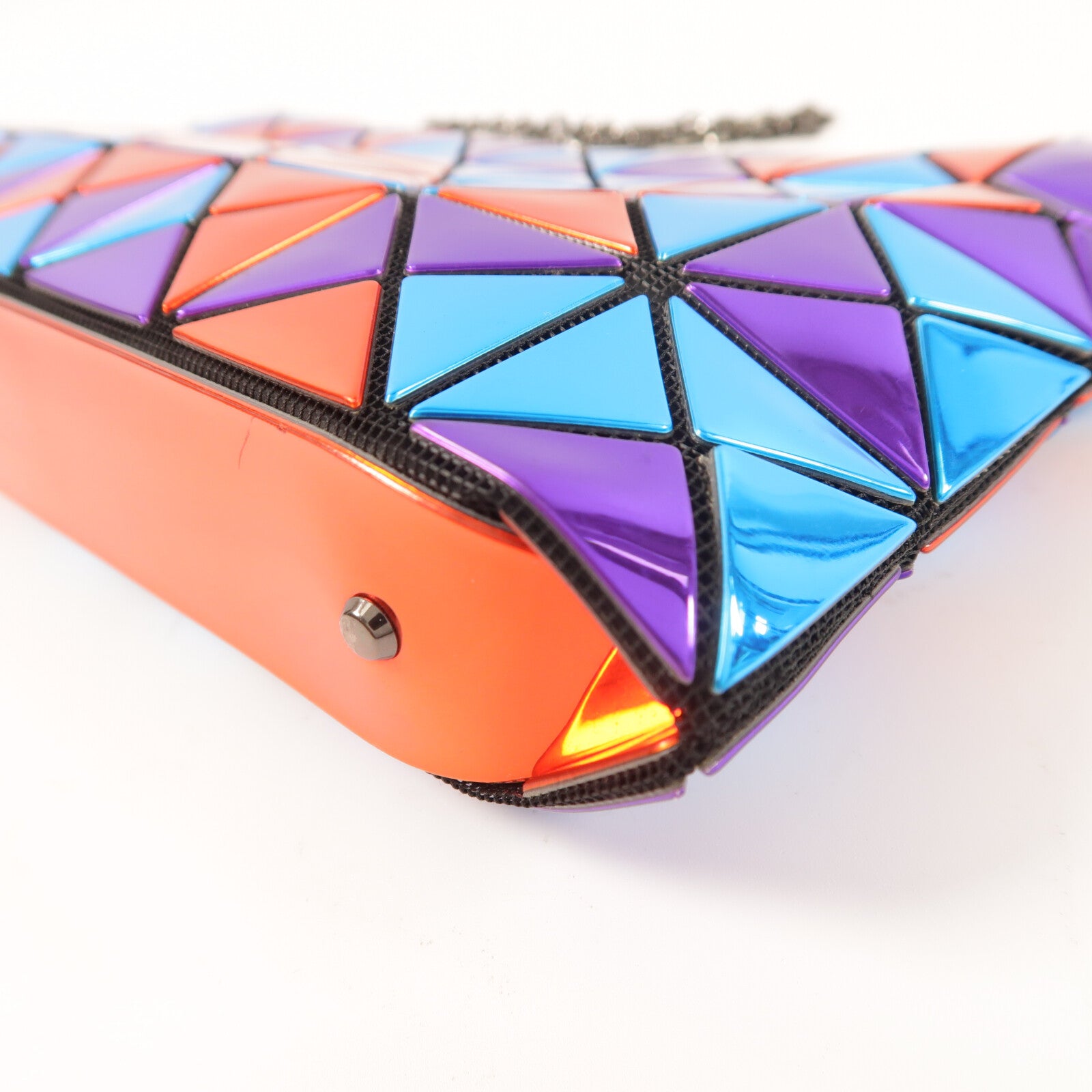 BAO BAO ISSEYMIYAKE PVC Chain Shoulder鏈帶肩背袋