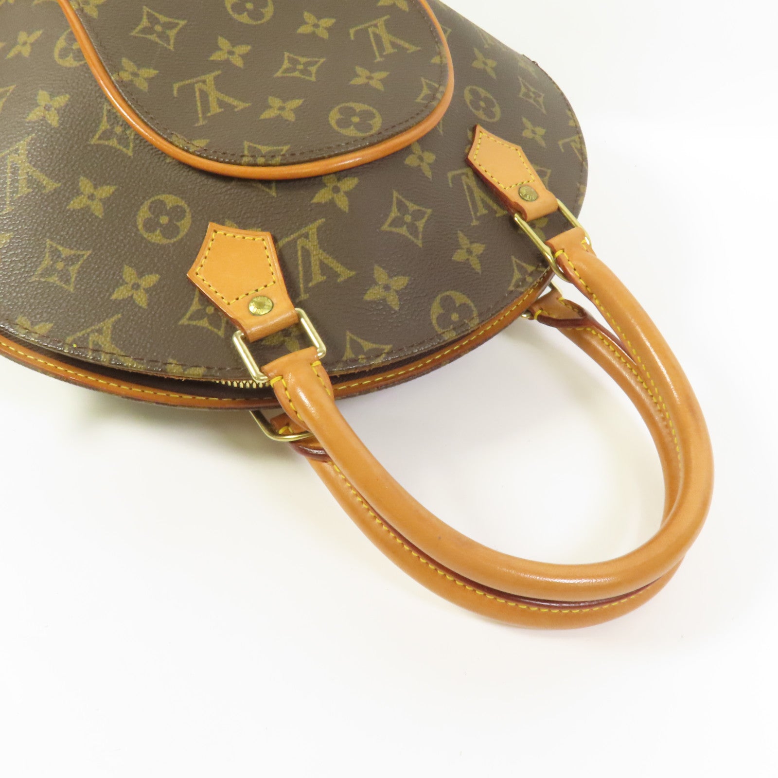LOUIS VUITTON Monogram Ellipse PM金扣手挽袋