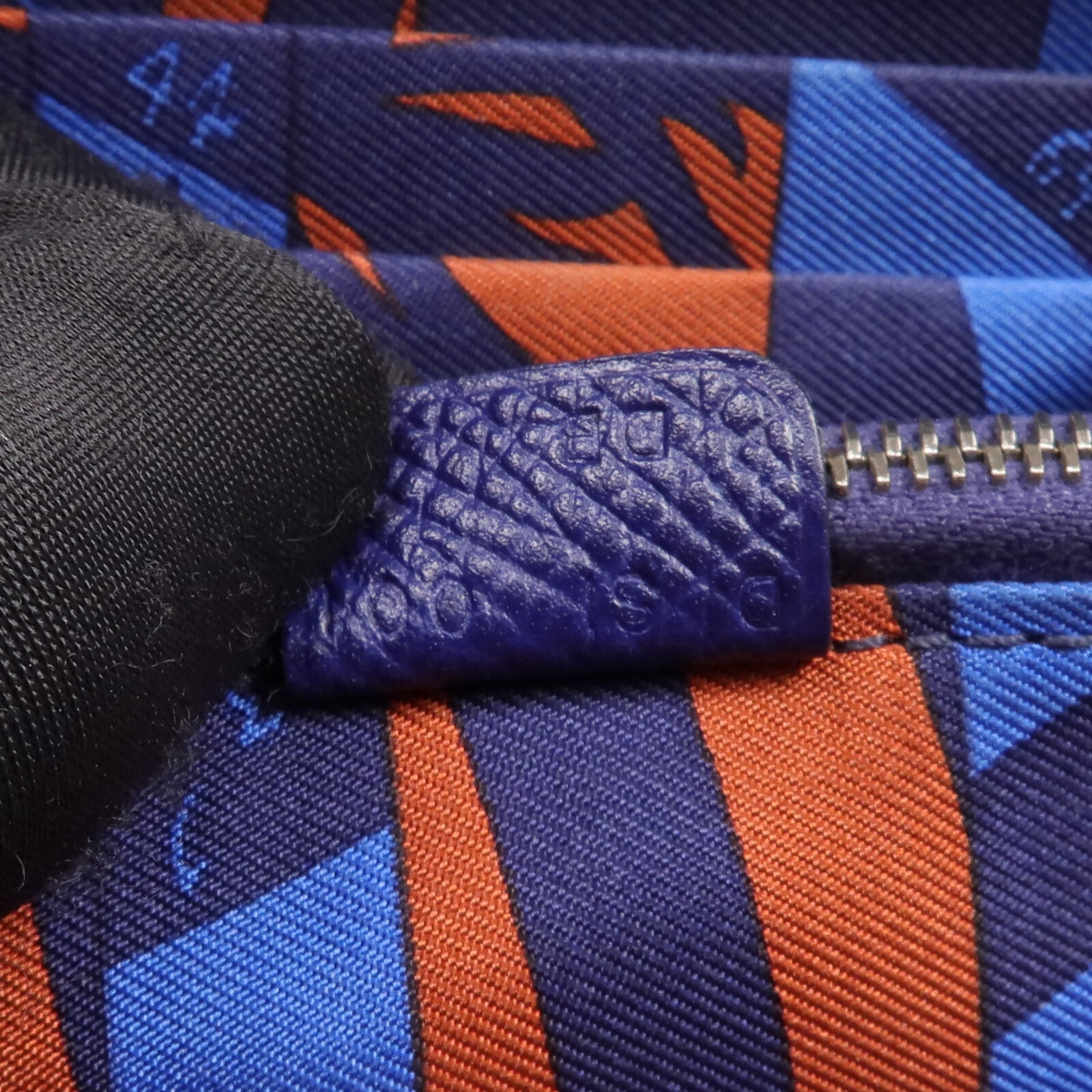 HERMES Epsom皮革Silk In Compact Wallet錢包Ultraviolet