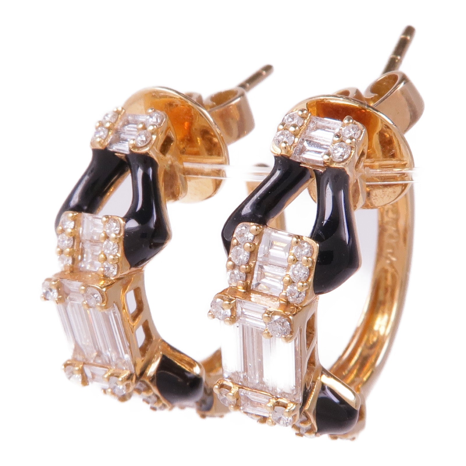 JEWELRY 18K玫瑰金Diamond Earrings鑽石耳環