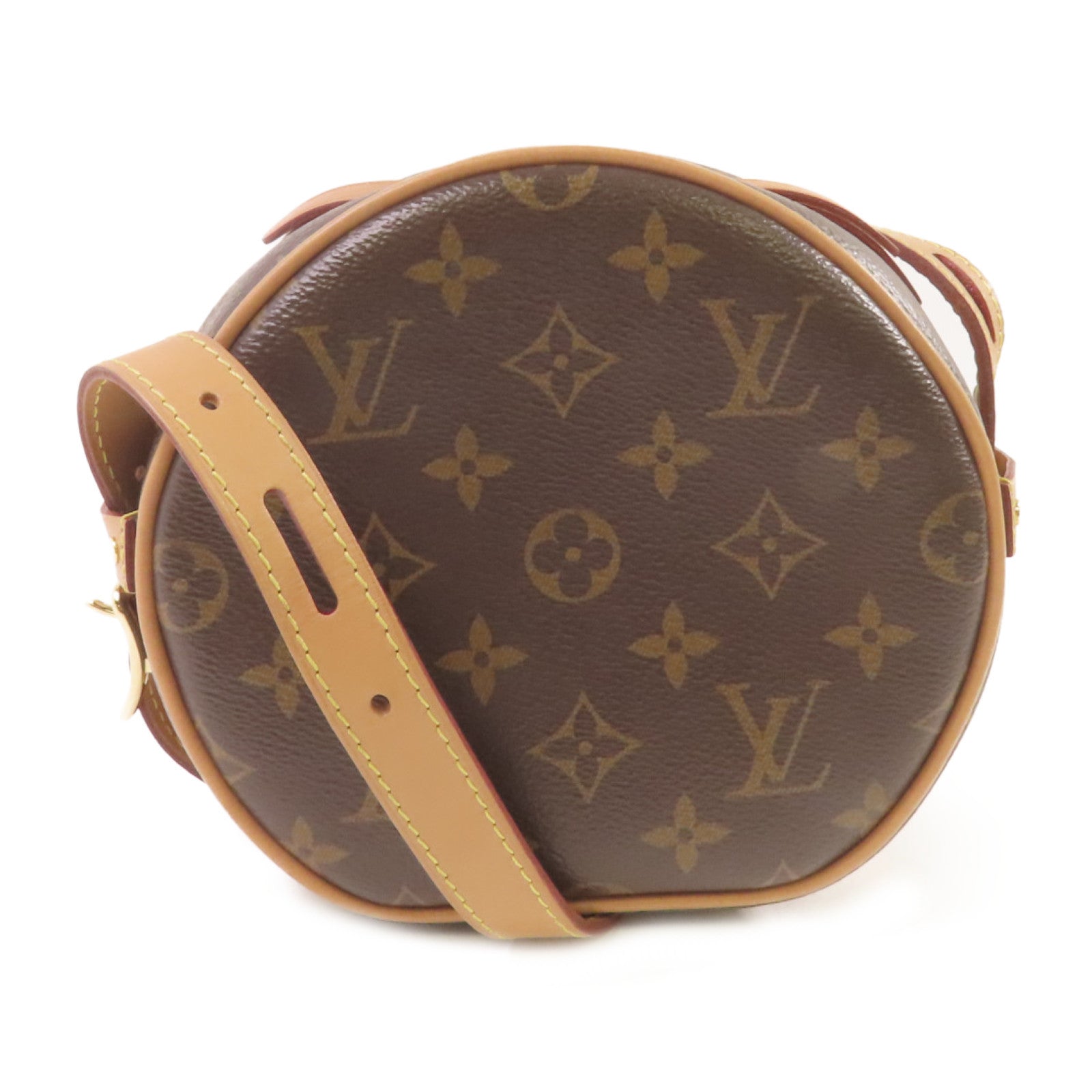LOUIS VUITTON Monogram Boite Chapeau Souple Shoulder Bag金扣肩背袋啡色