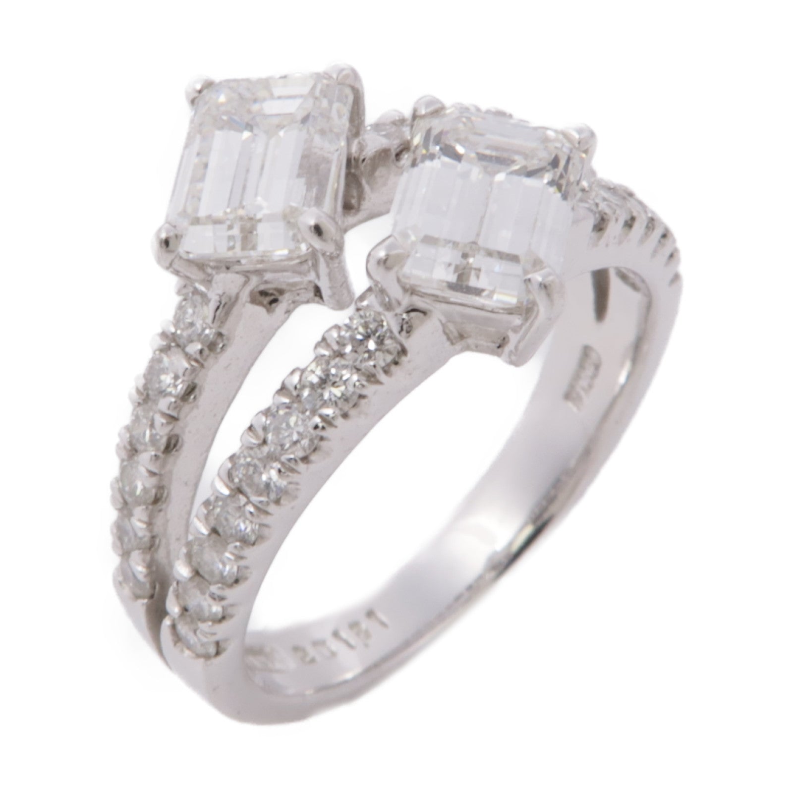 JEWELRY 18K白金Diamond Ring鑽石戒指US#6.25