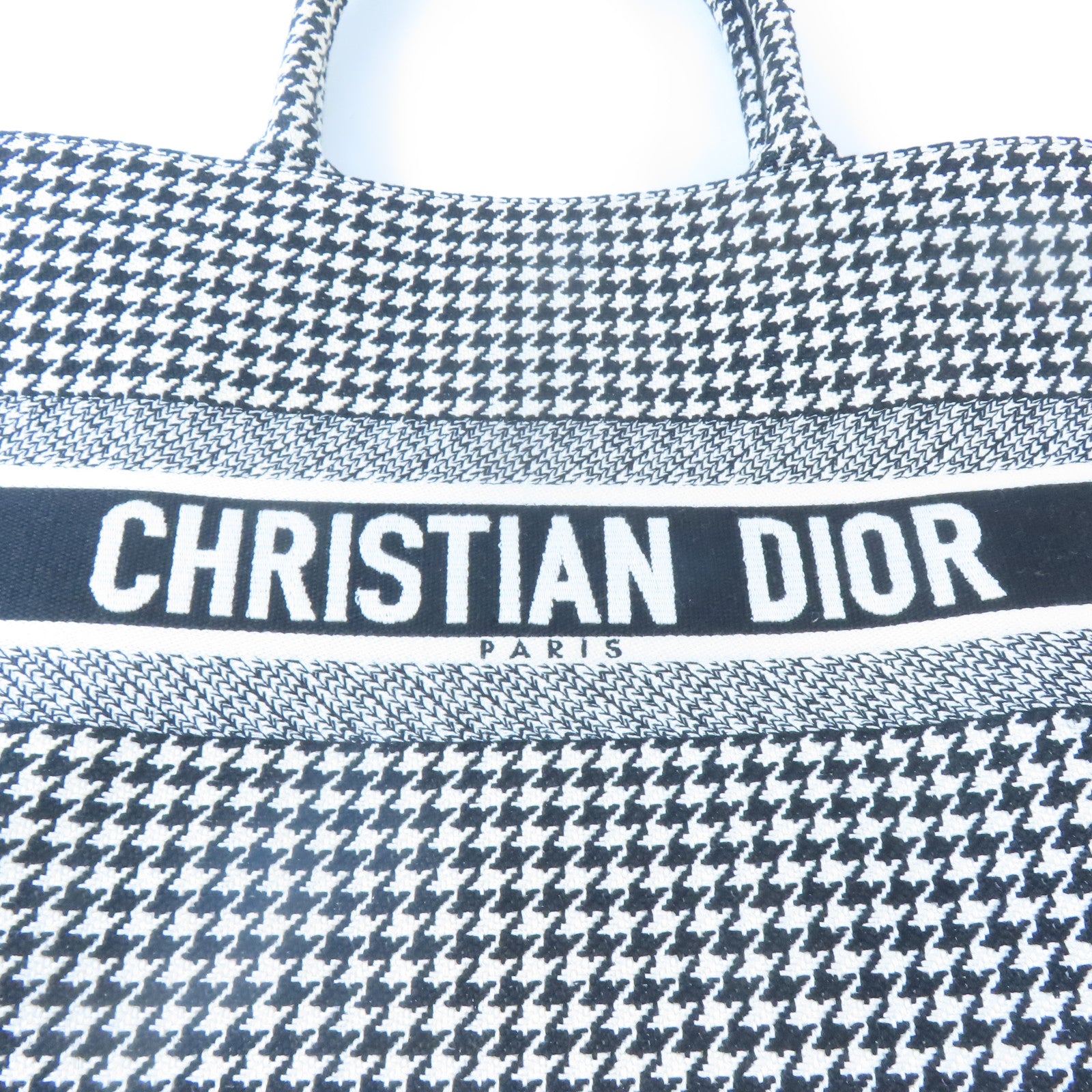 Dior 【激減優惠】帆布Book Tote手挽袋黑色/白色