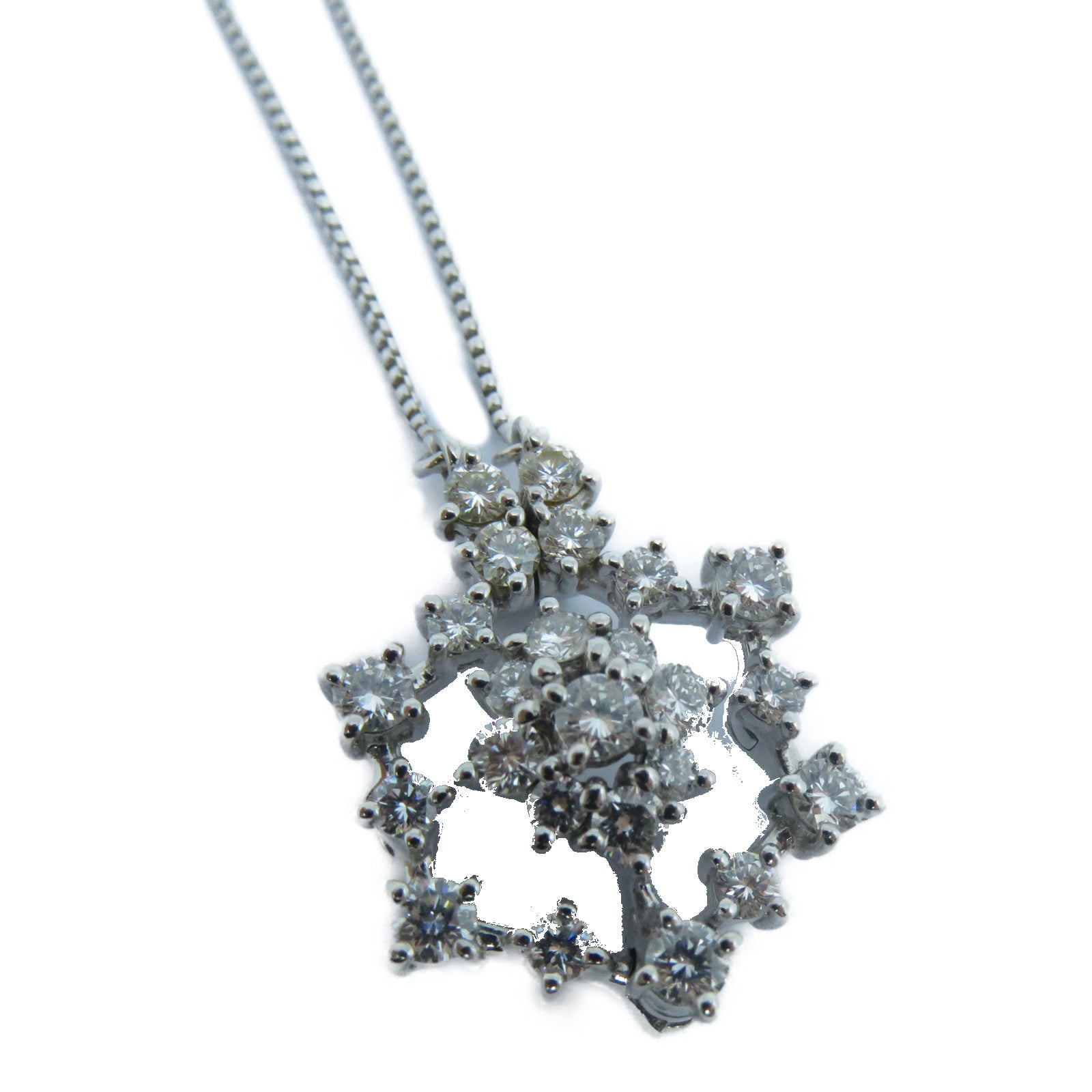 JEWELRY 【激減優惠】PT900鉑金1.00ct Diamond Necklace鑽石項鍊