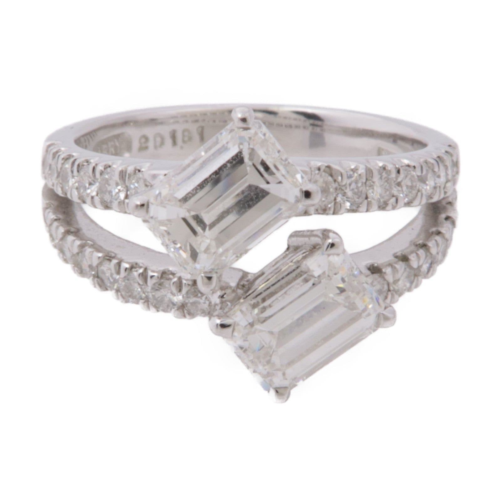 JEWELRY 18K白金Diamond Ring鑽石戒指US#6.25