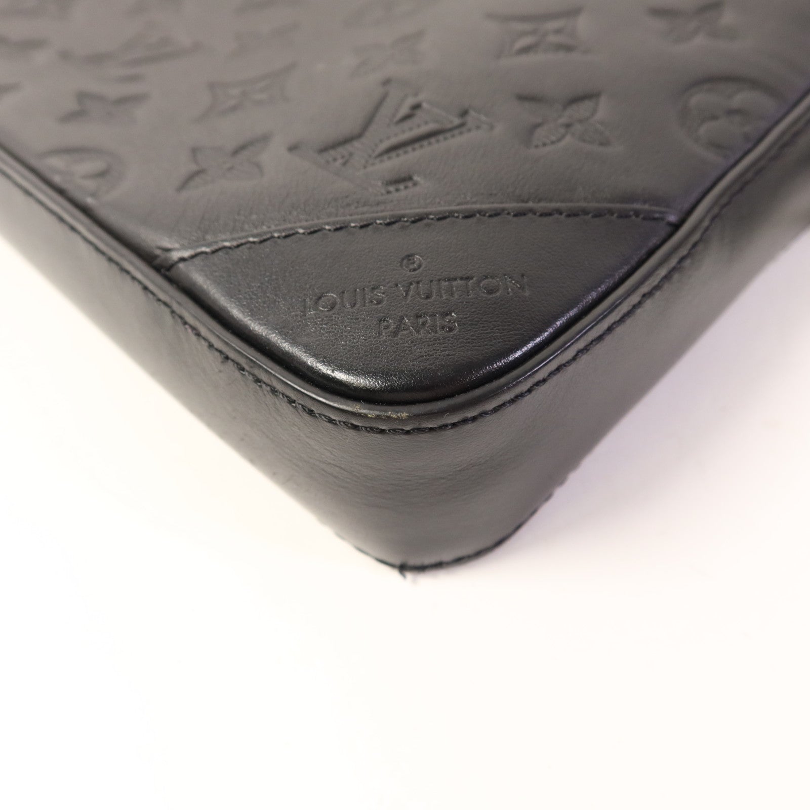 LOUIS VUITTON Monogam Shadow Dou Messenger Bag肩背袋