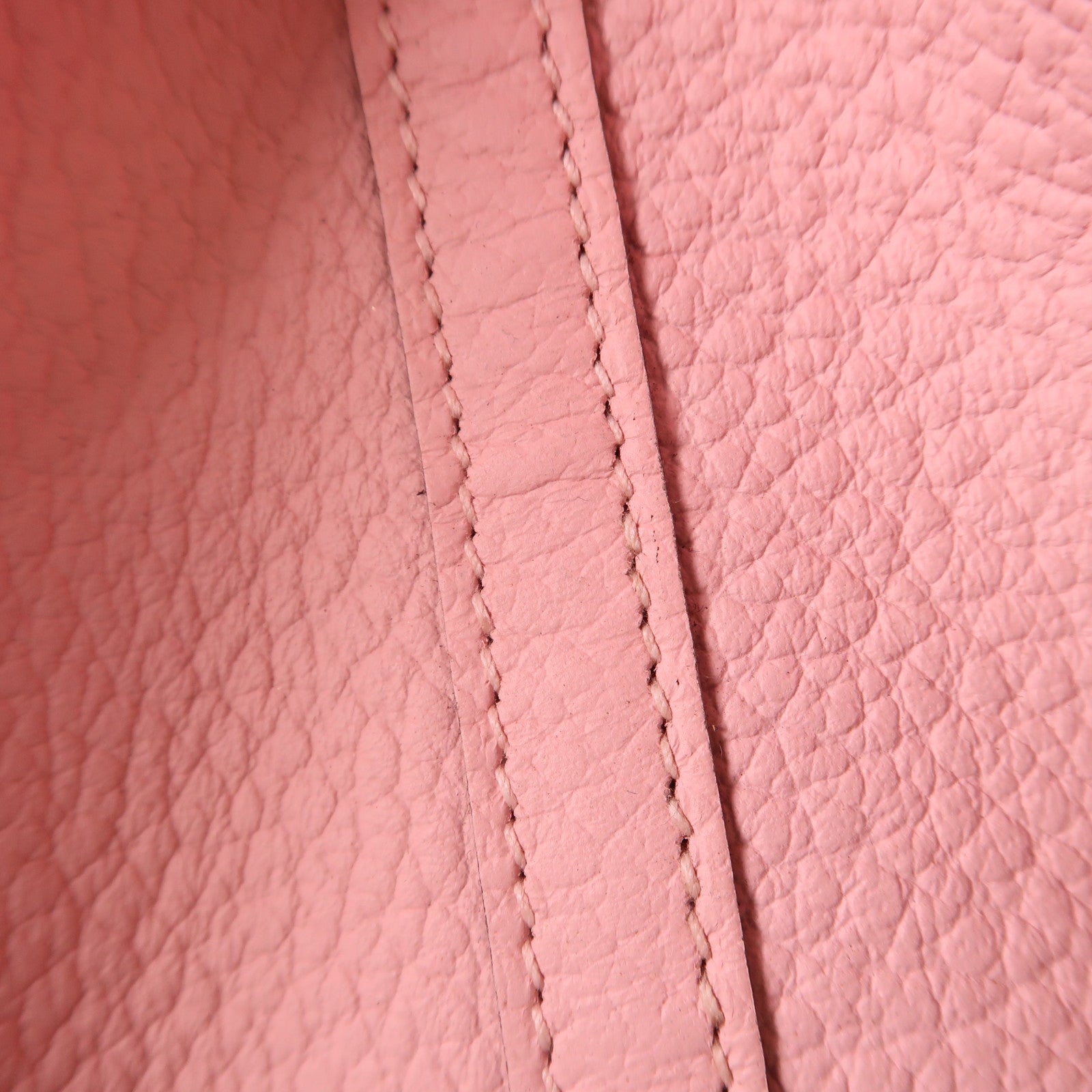 HERMES Negonda皮革Garden Party PM銀扣手挽袋3Q Rose Sakura