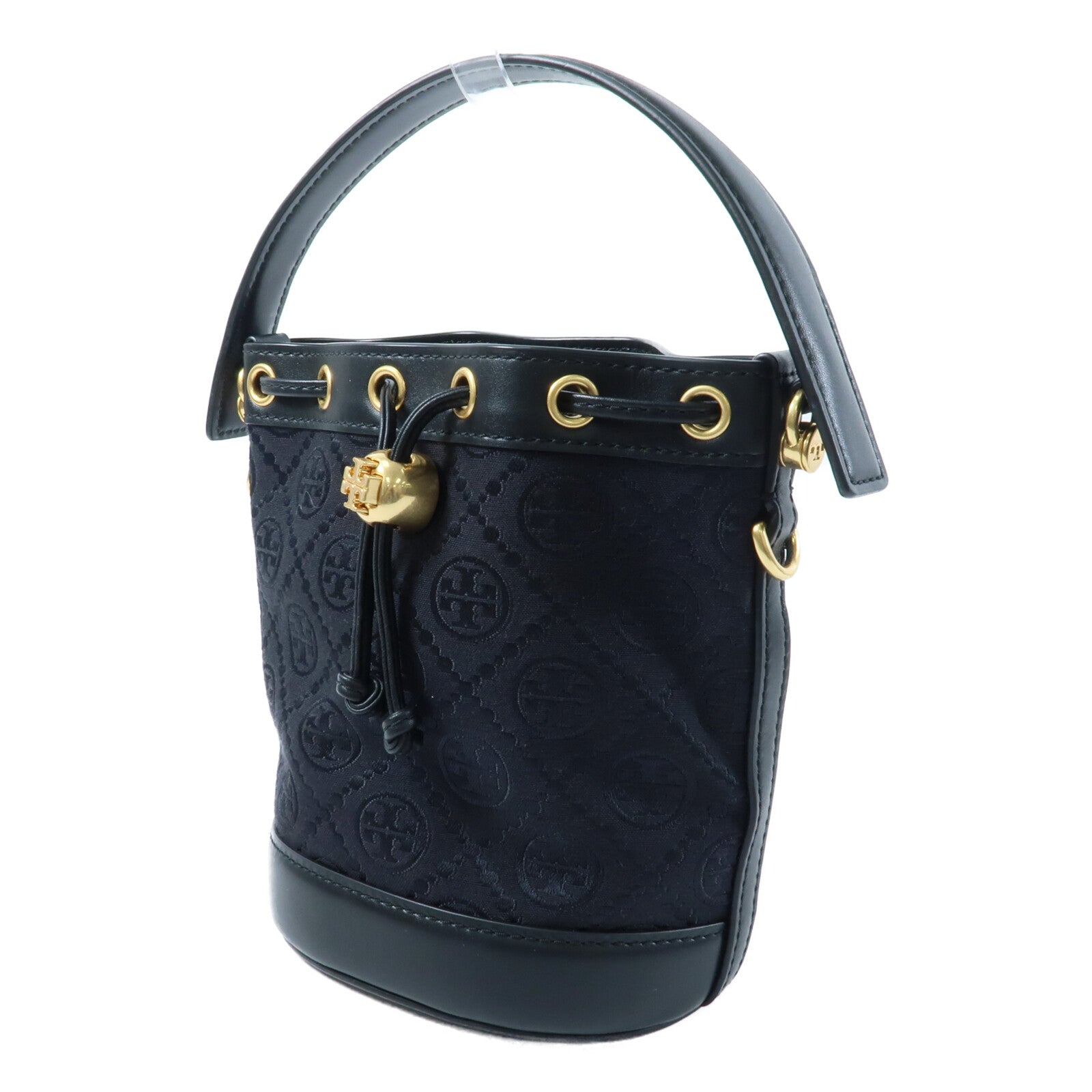 Tory Burch 帆布T Monogram手挽肩背兩用袋
