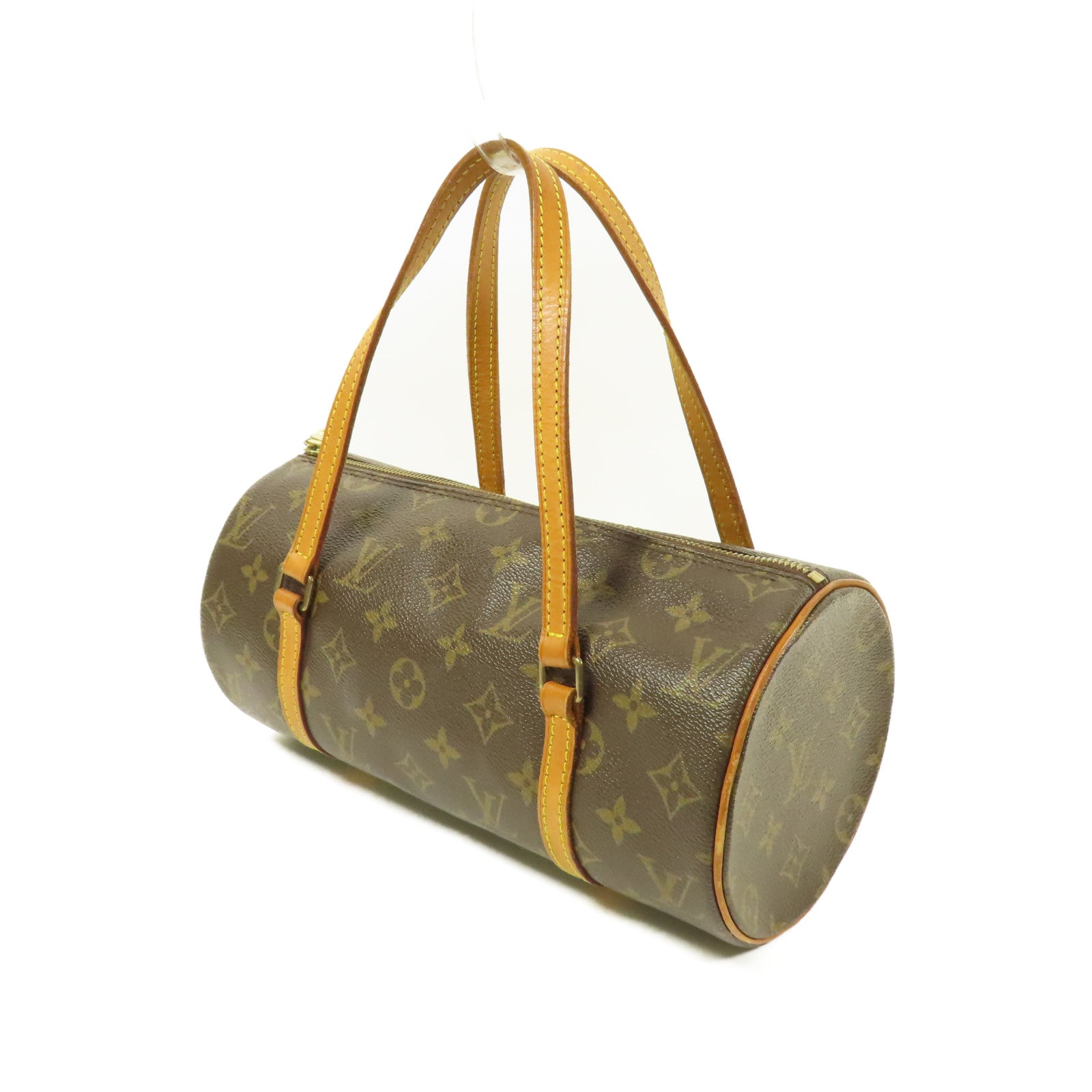 LOUIS VUITTON Monogram Papillon PM金扣手挽袋