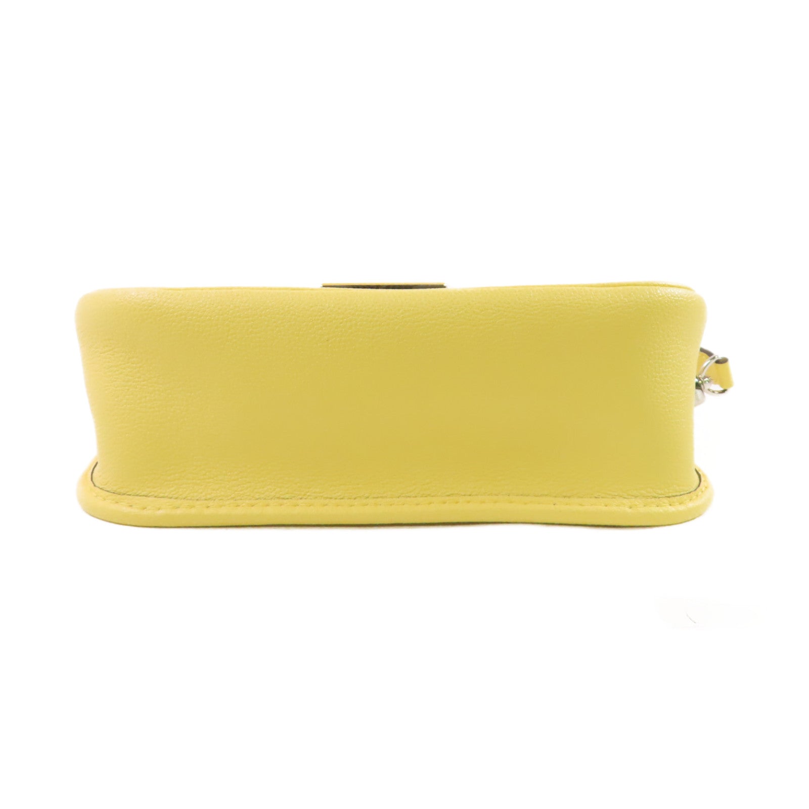 LOUIS VUITTON Epi Buci Shoulder Bag銀扣肩背袋黃色