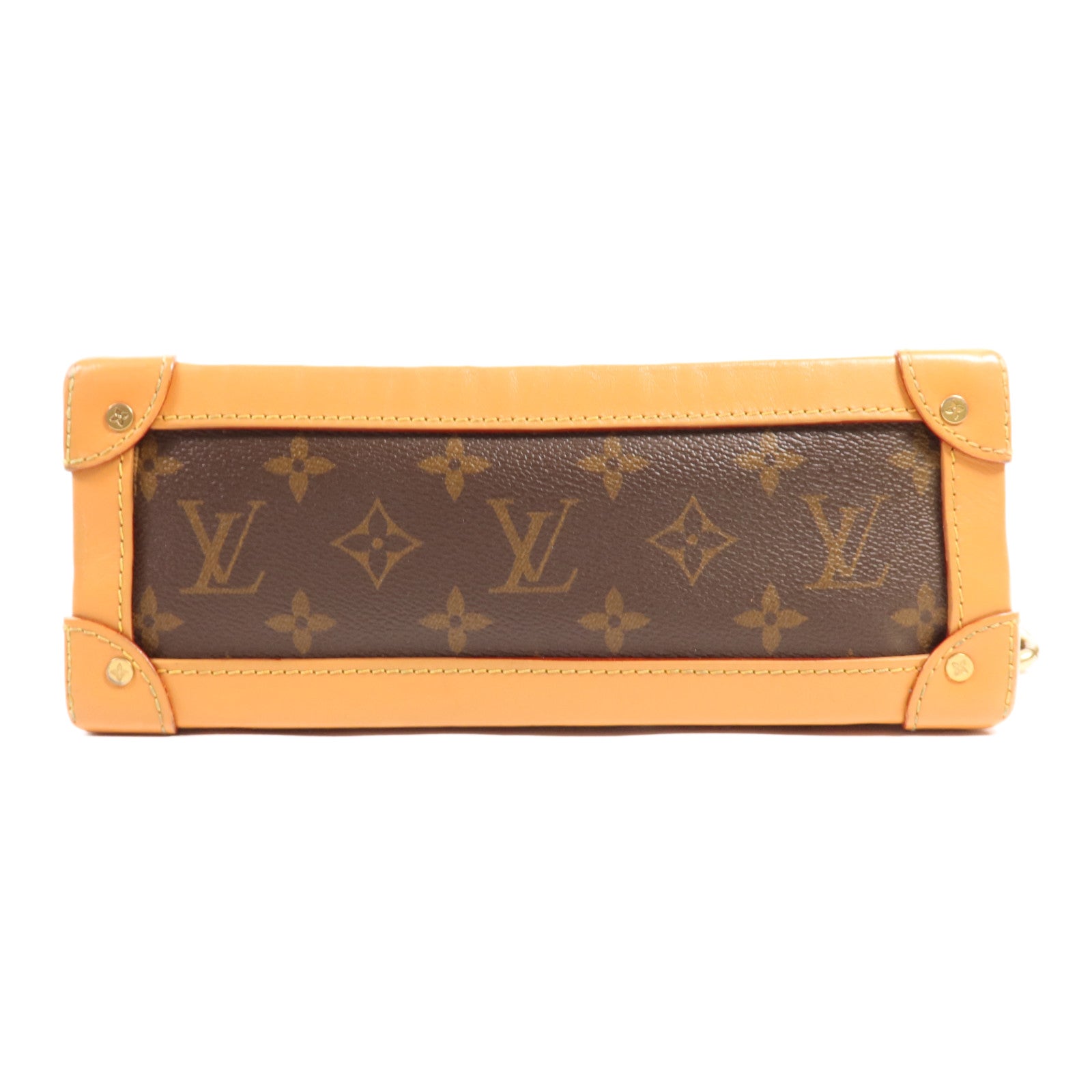 LOUIS VUITTON Monogram Soft Trunk金扣肩背袋